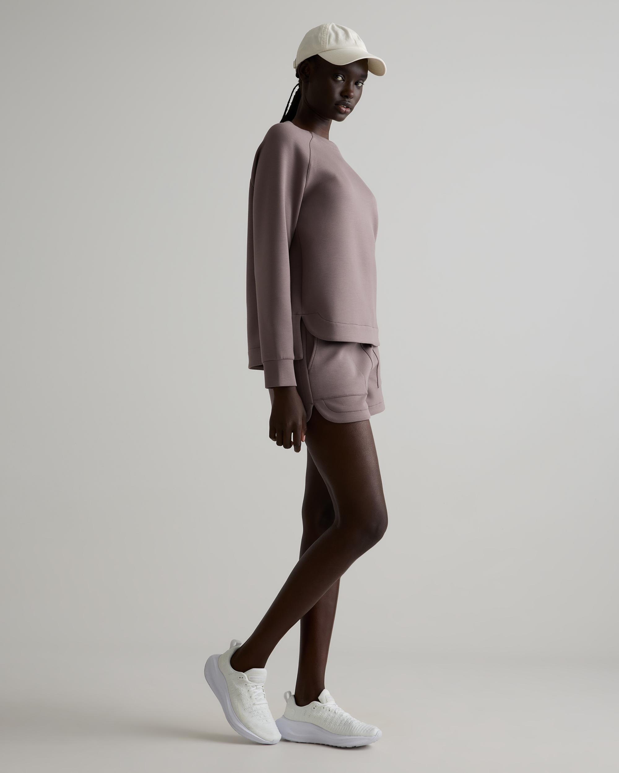 Quince | Women's CloudComfort Crewneck Sweatshirt Size XL, Tencel Product Image