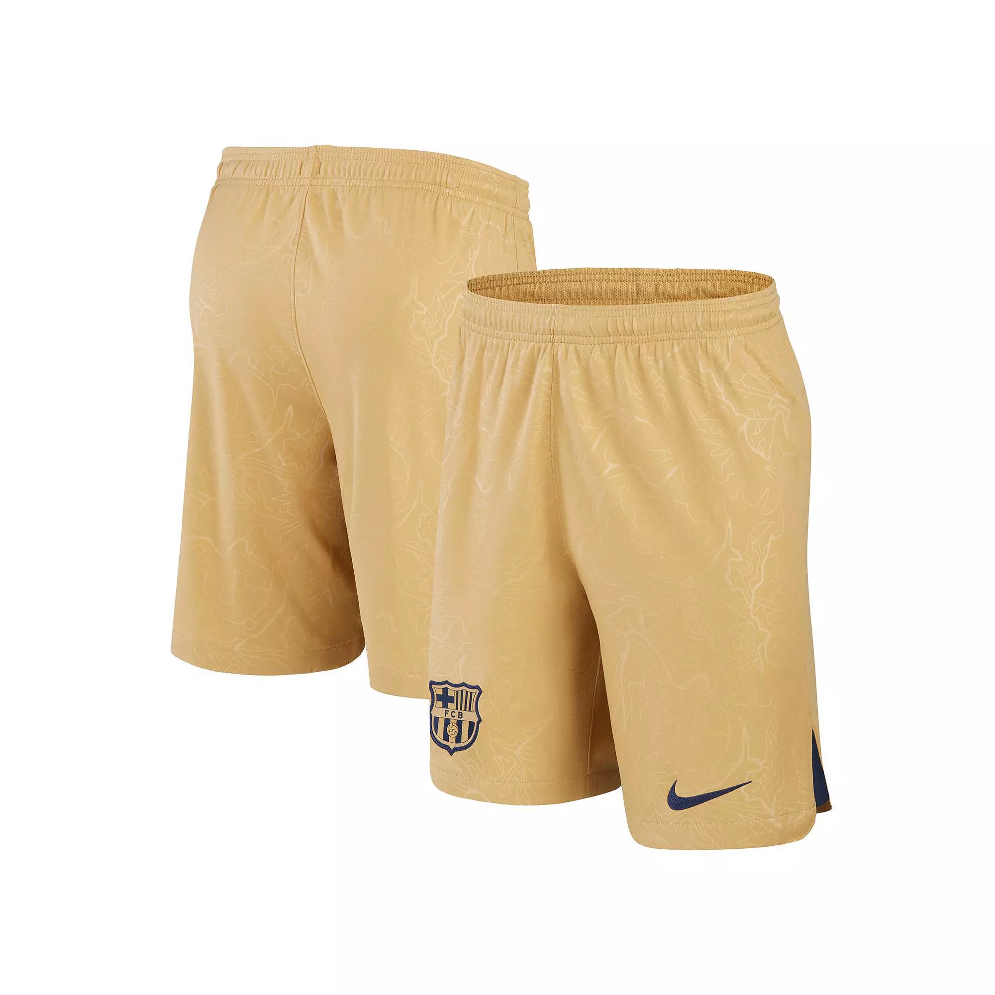 Men's Nike Gold Barcelona Performance Stadium Shorts, Size: 2XL, Bar Gold Product Image