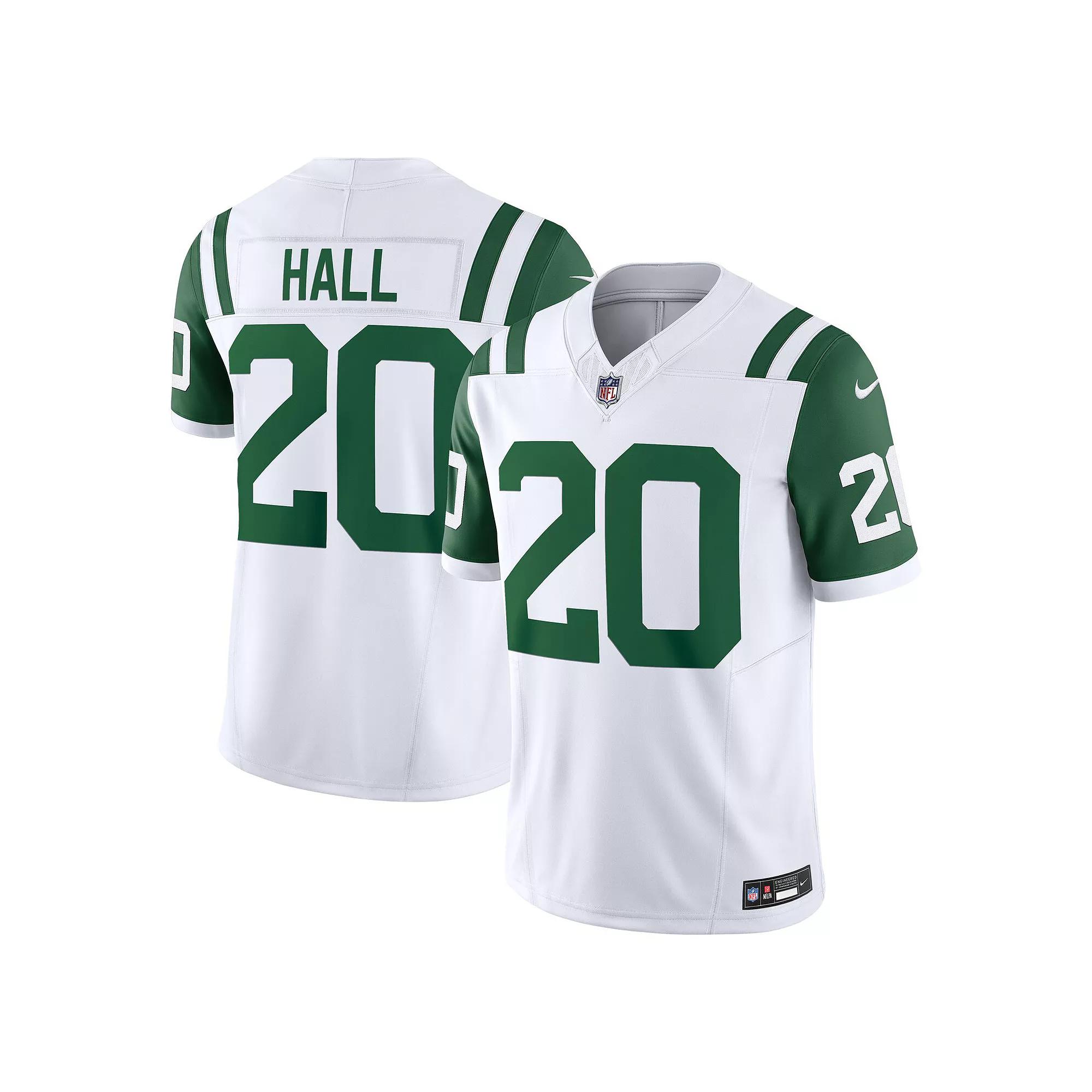 Men's Nike Breece Hall White New York Jets Classic Alternate Vapor F.U.S.E. Limited Jersey, Size: Large Product Image