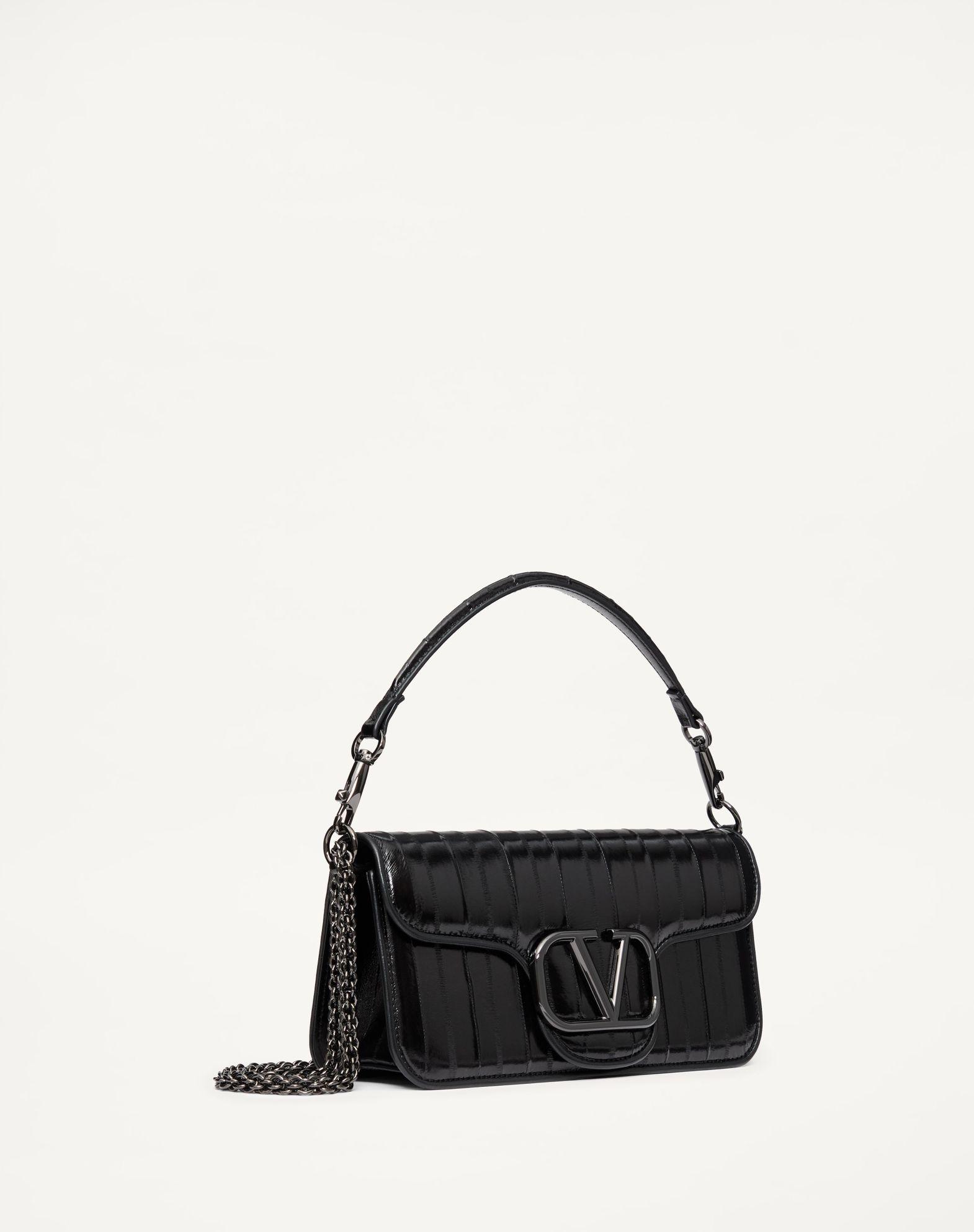 Valentino Garavani Locò Shoulder Bag In Eel Skin Product Image
