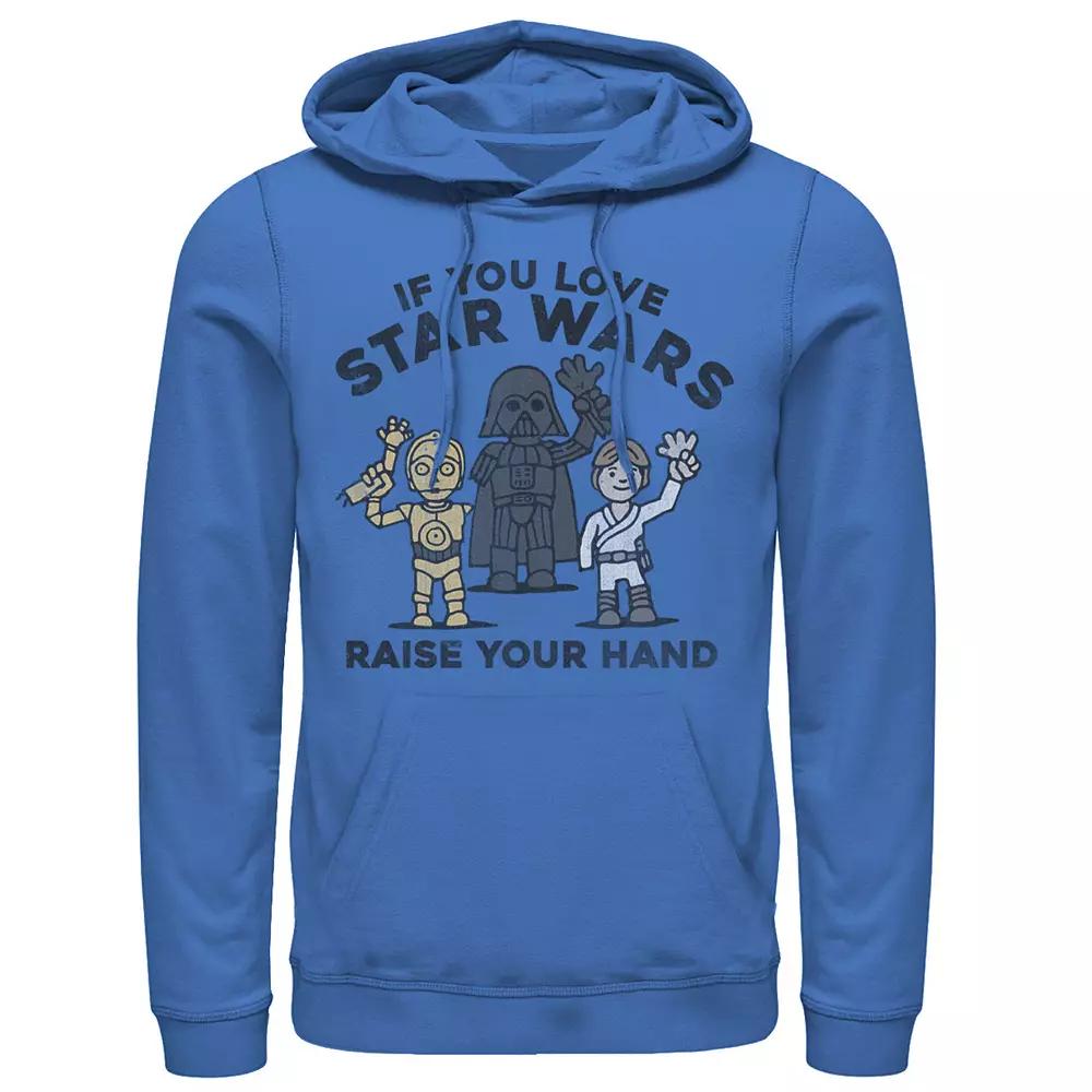 Mens Star Wars Raise Your Hands Doodle Sketch Hoodie Product Image