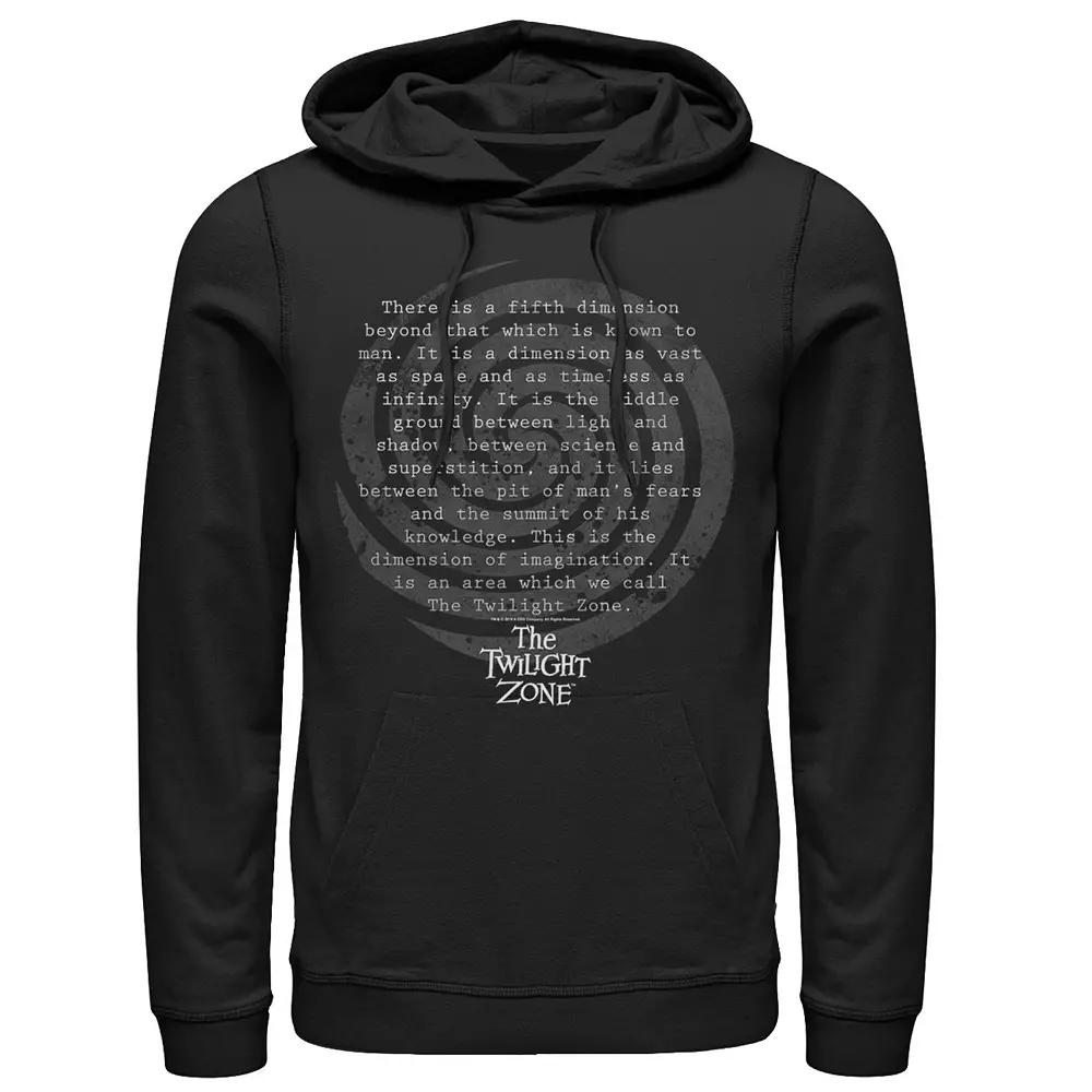 Men's Twilight Zone Opening Narration Quote Hoodie,  Product Image