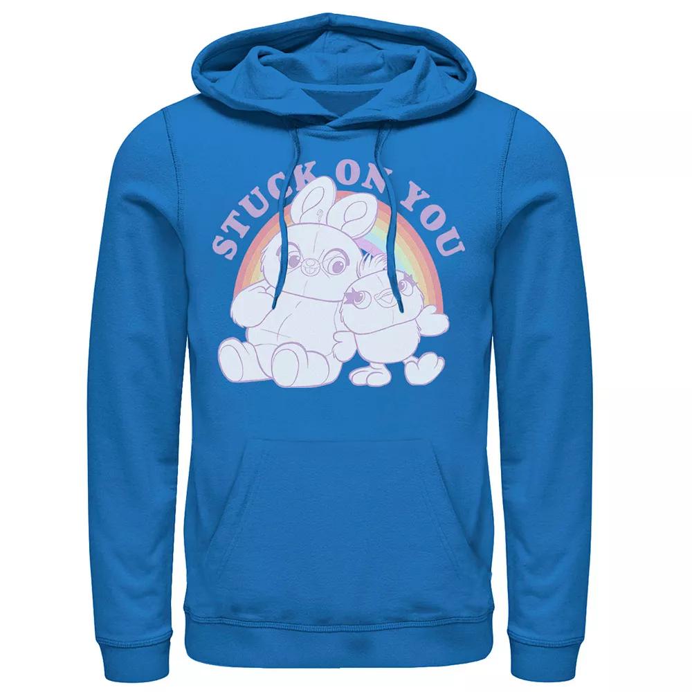 Disney / Pixar's Toy Story 4 Ducky & Bunny Men's Stuck On You Pullover Hoodie, Size: XL, Royal Product Image