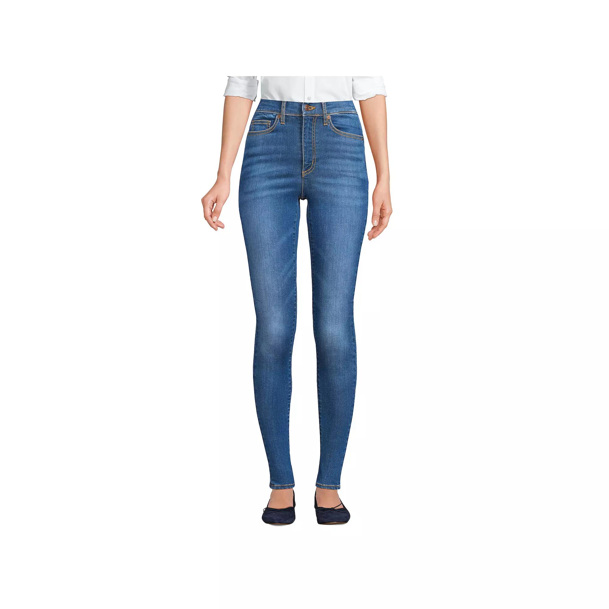 Women's Lands' End Lycra Skinny Jeans,  Product Image