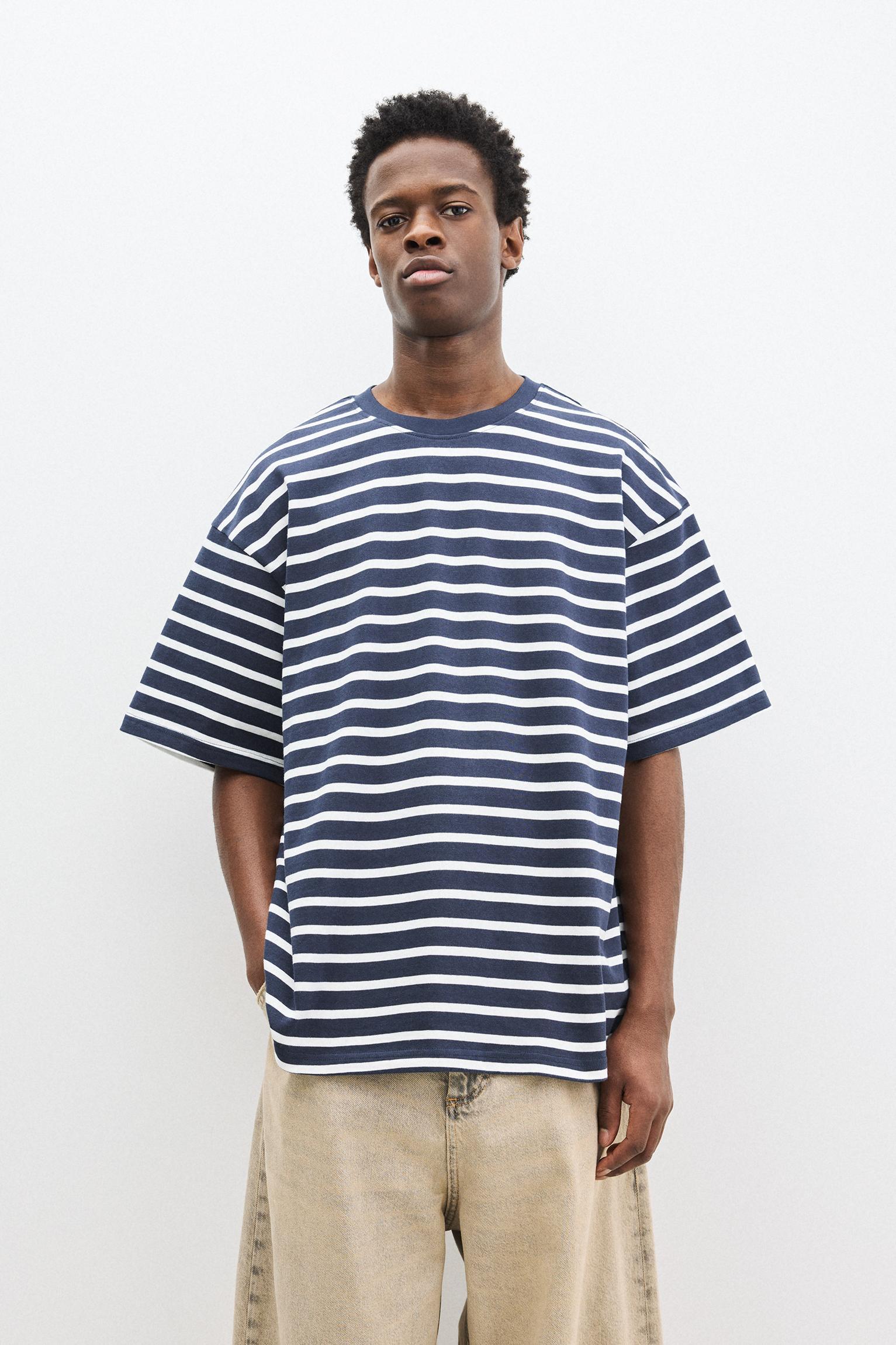 Striped short sleeve T-shirt Product Image