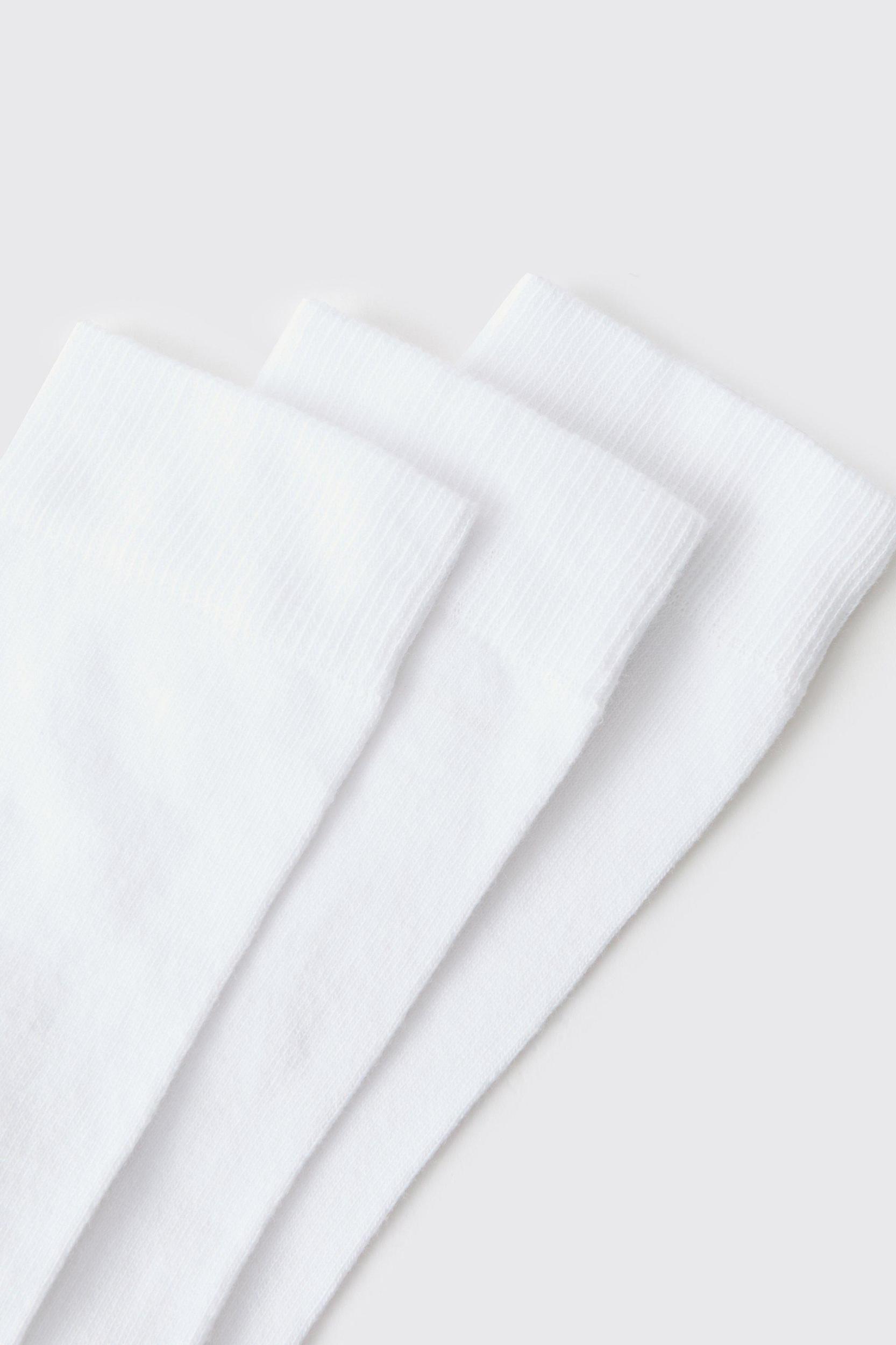 3 Pack Plain Socks | boohooMAN USA Product Image