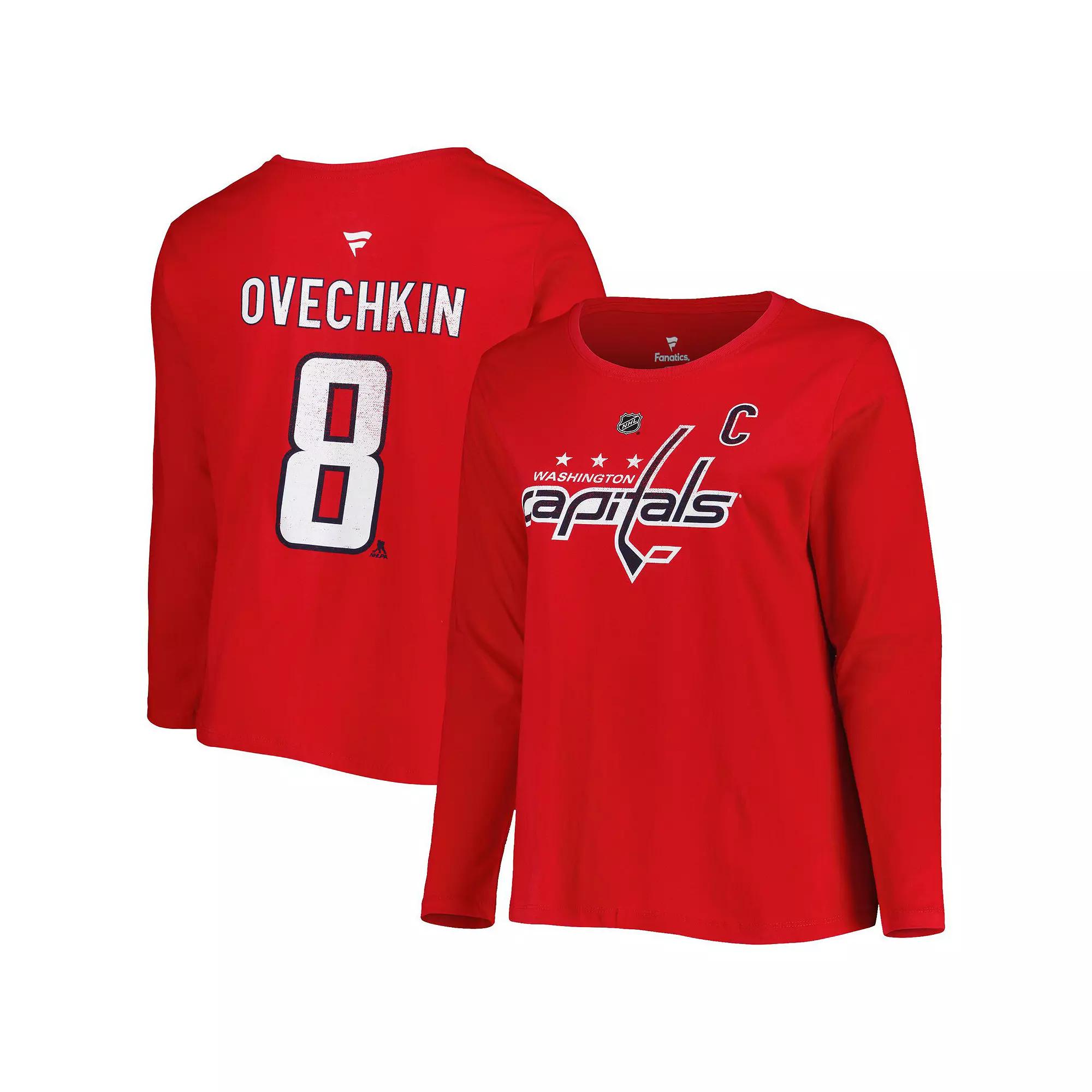 Women's Profile Alexander Ovechkin Red Washington Capitals Plus  Product Image