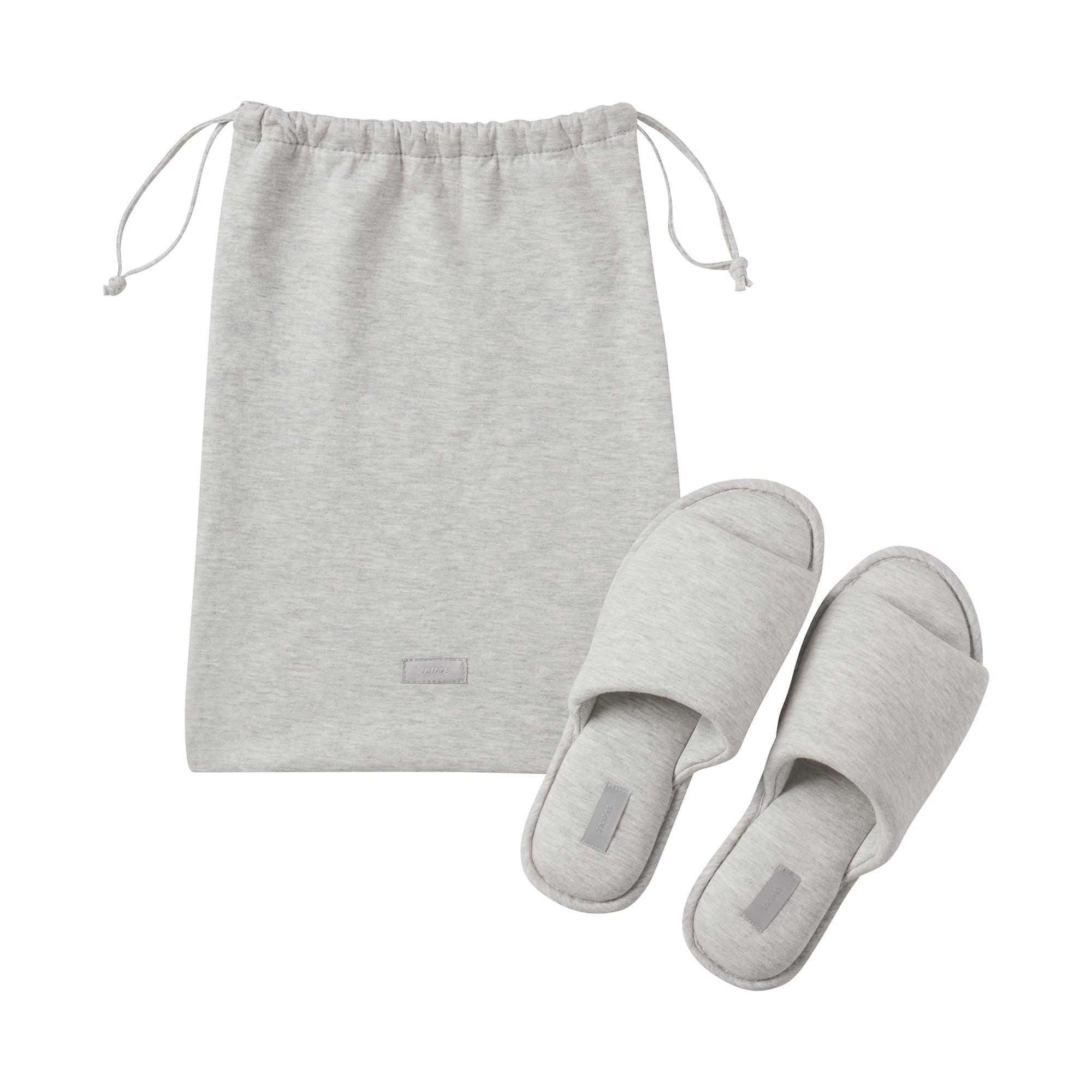 MENS COTTON SLIPPER | LIGHT HEATHER GREY Product Image