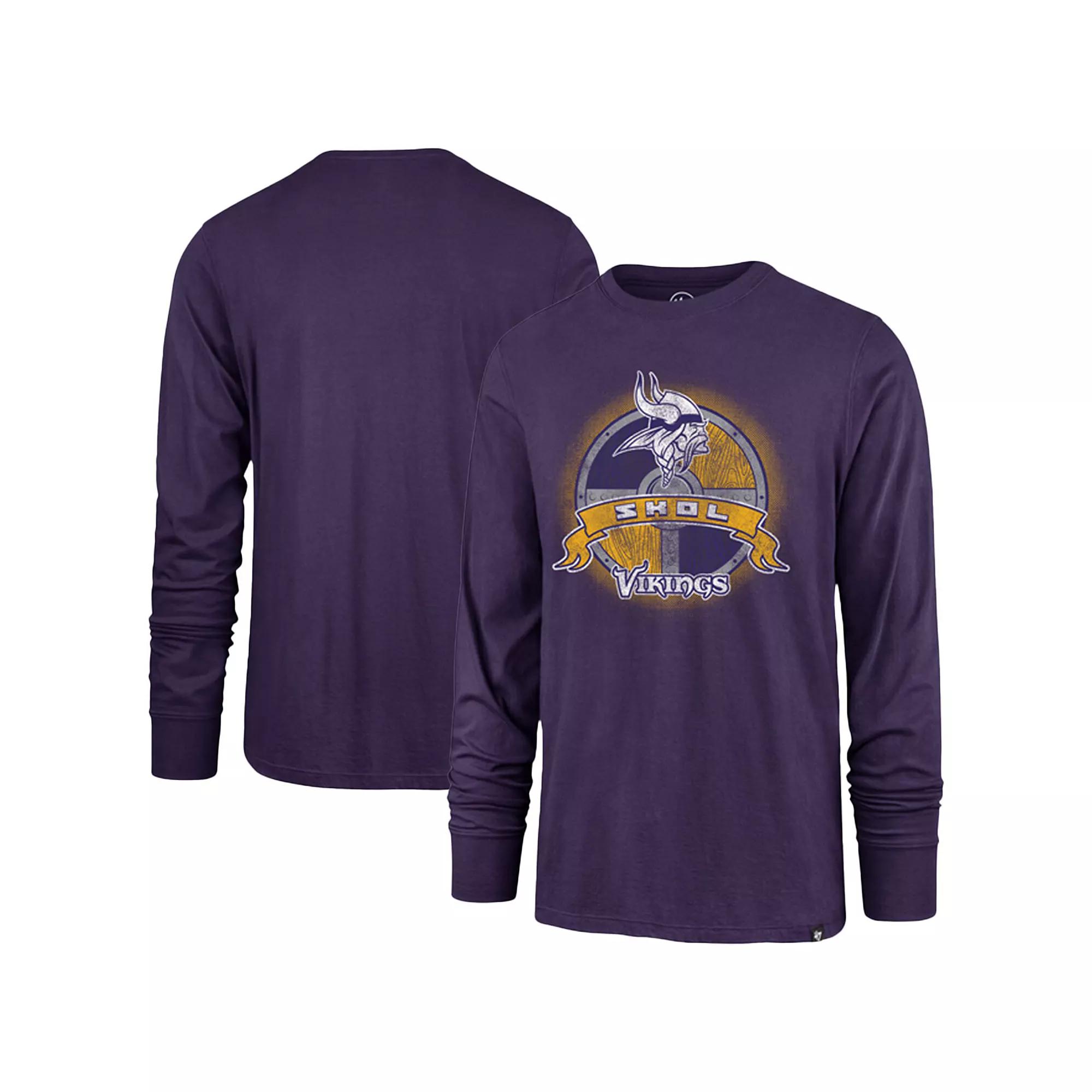 Men's '47 Purple Minnesota Vikings Regional Super Rival Long Sleeve T-Shirt,  Product Image