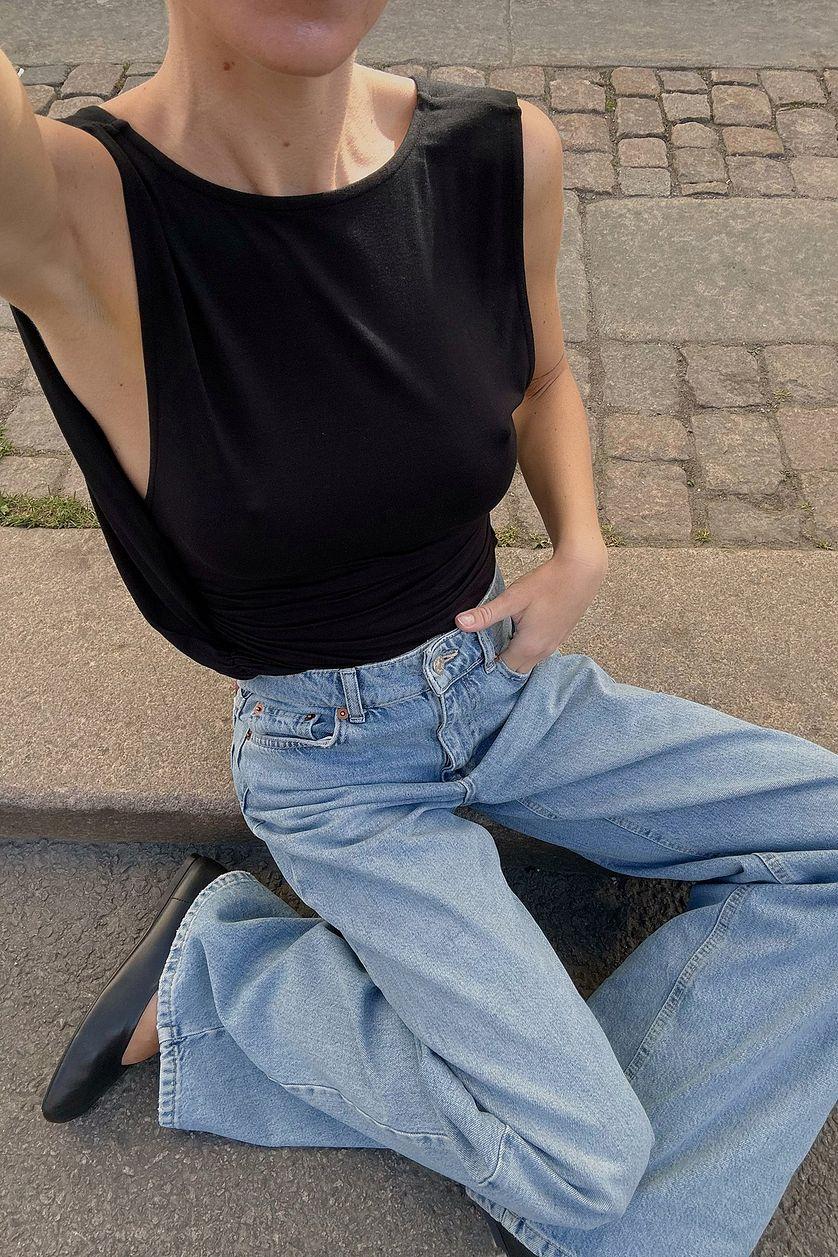 Soft Line Deep Back Top Product Image