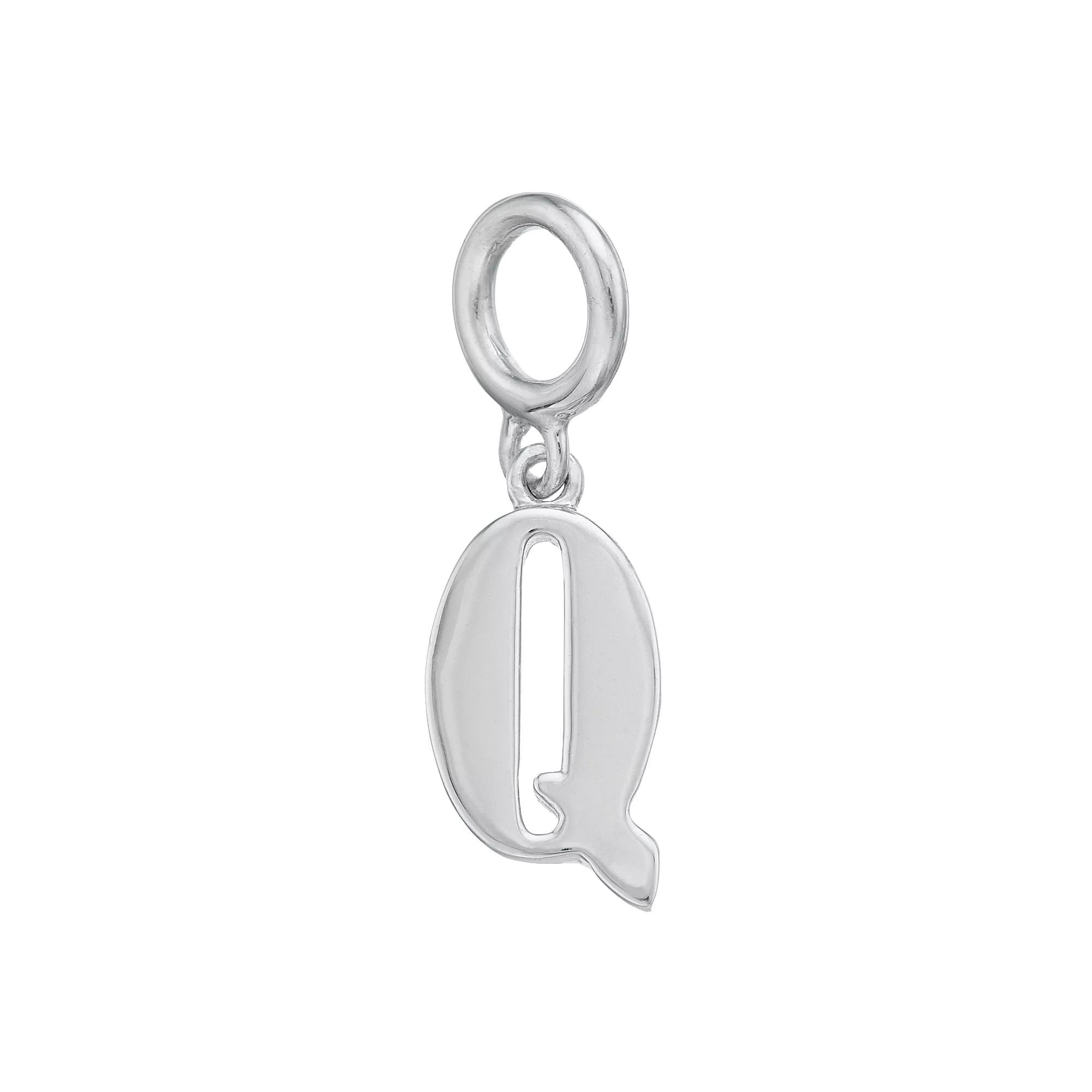 Lavish by TJM Sterling Silver Initial Letter Charm, Women's, Sterling I Product Image