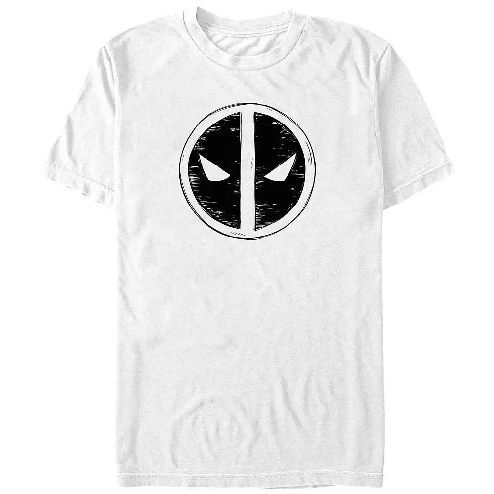 Big & Tall Marvel Deadpool Scribble Emblem Graphic Tee, Men's,  Product Image