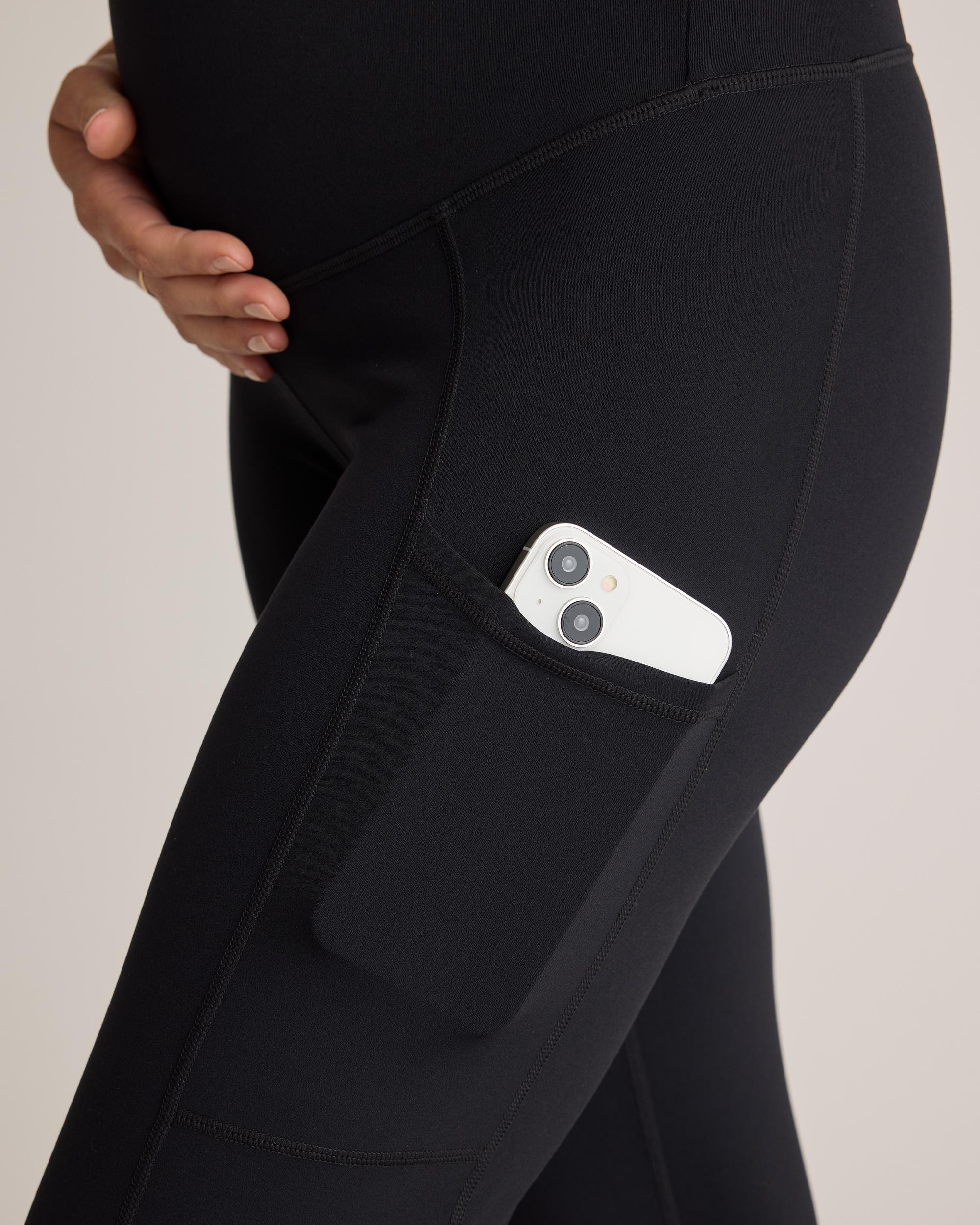 Quince | Women's Ultra-Form Maternity Pocket Leggings Size XL, Nylon/Spandex Product Image