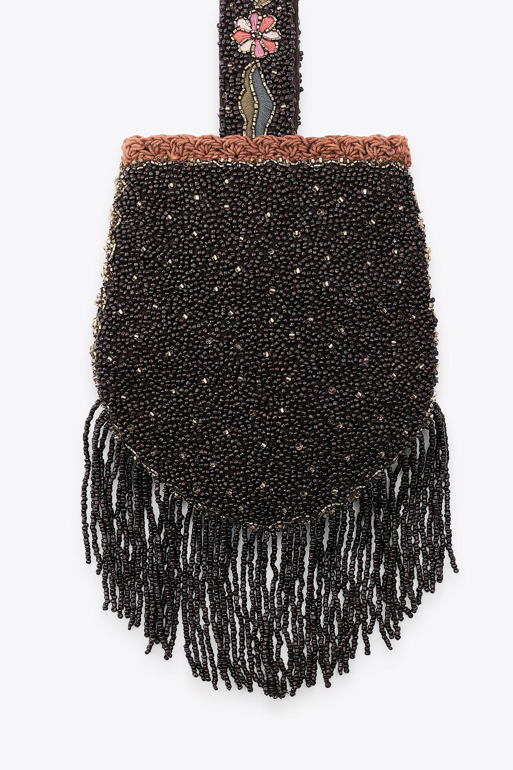 BEADED FRINGE HANDBAG Product Image