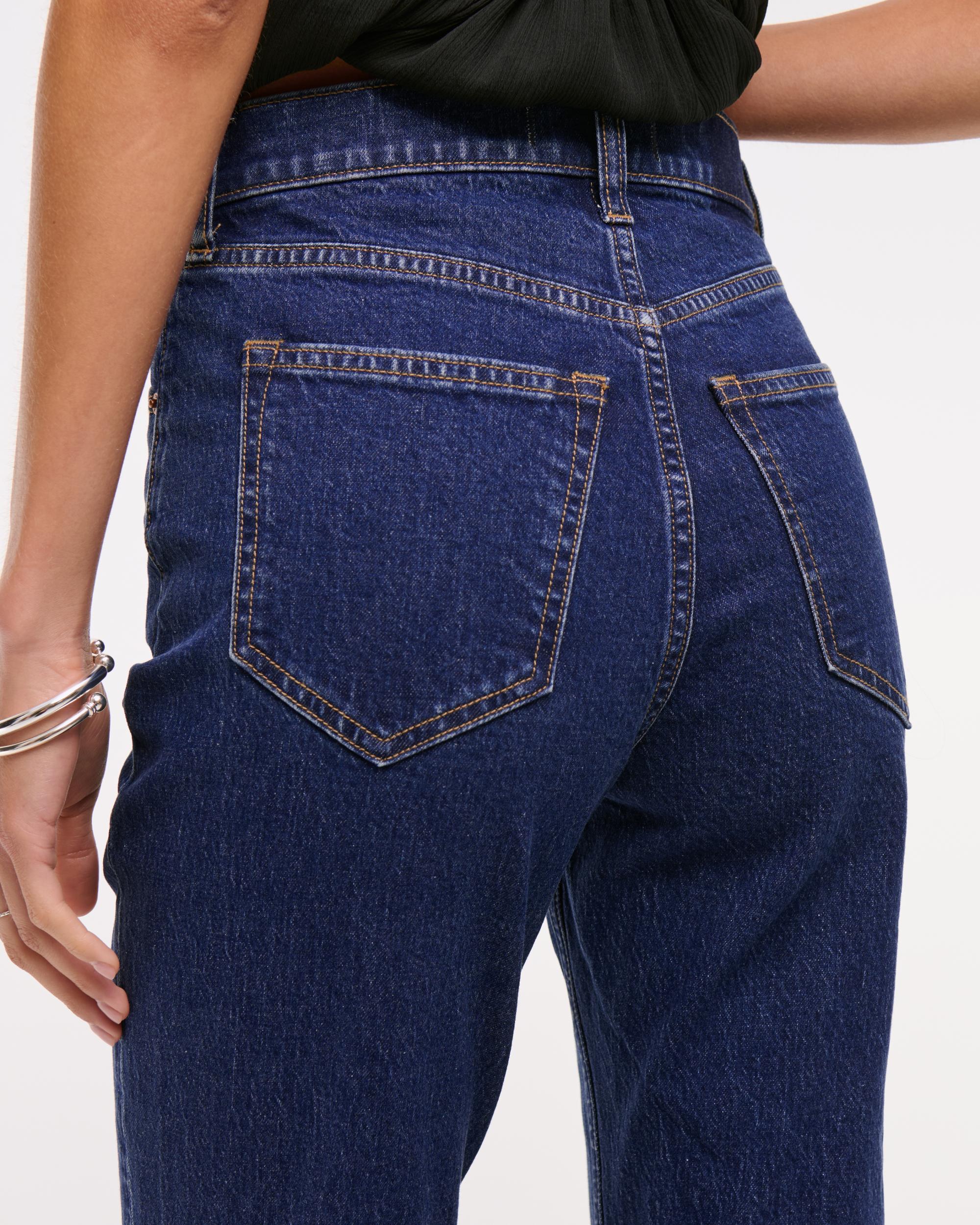 Ultra High Rise Ankle Straight Jean Product Image