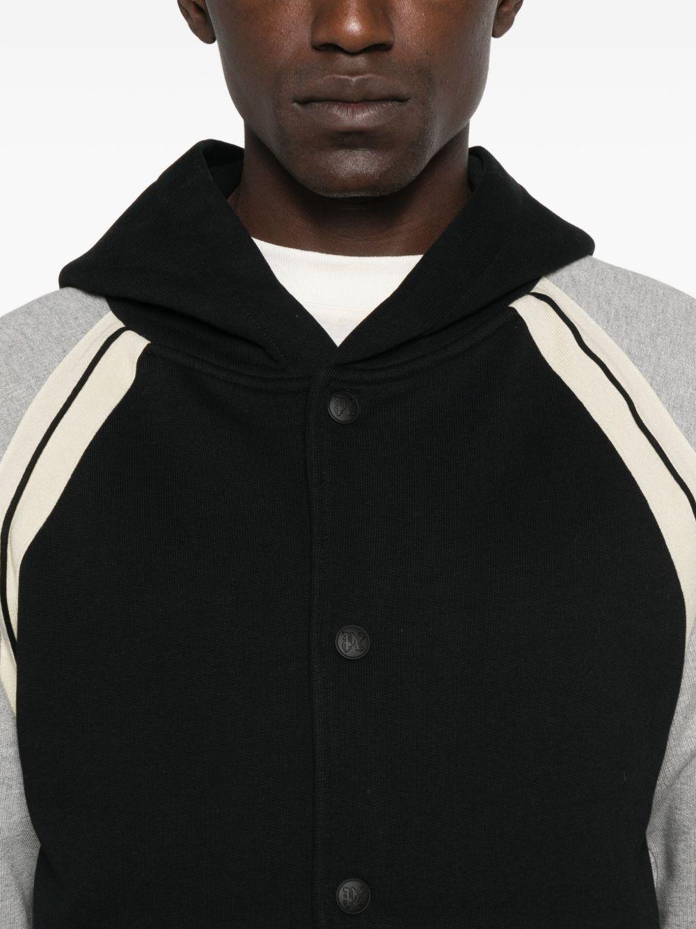 hooded baseball jacket Product Image