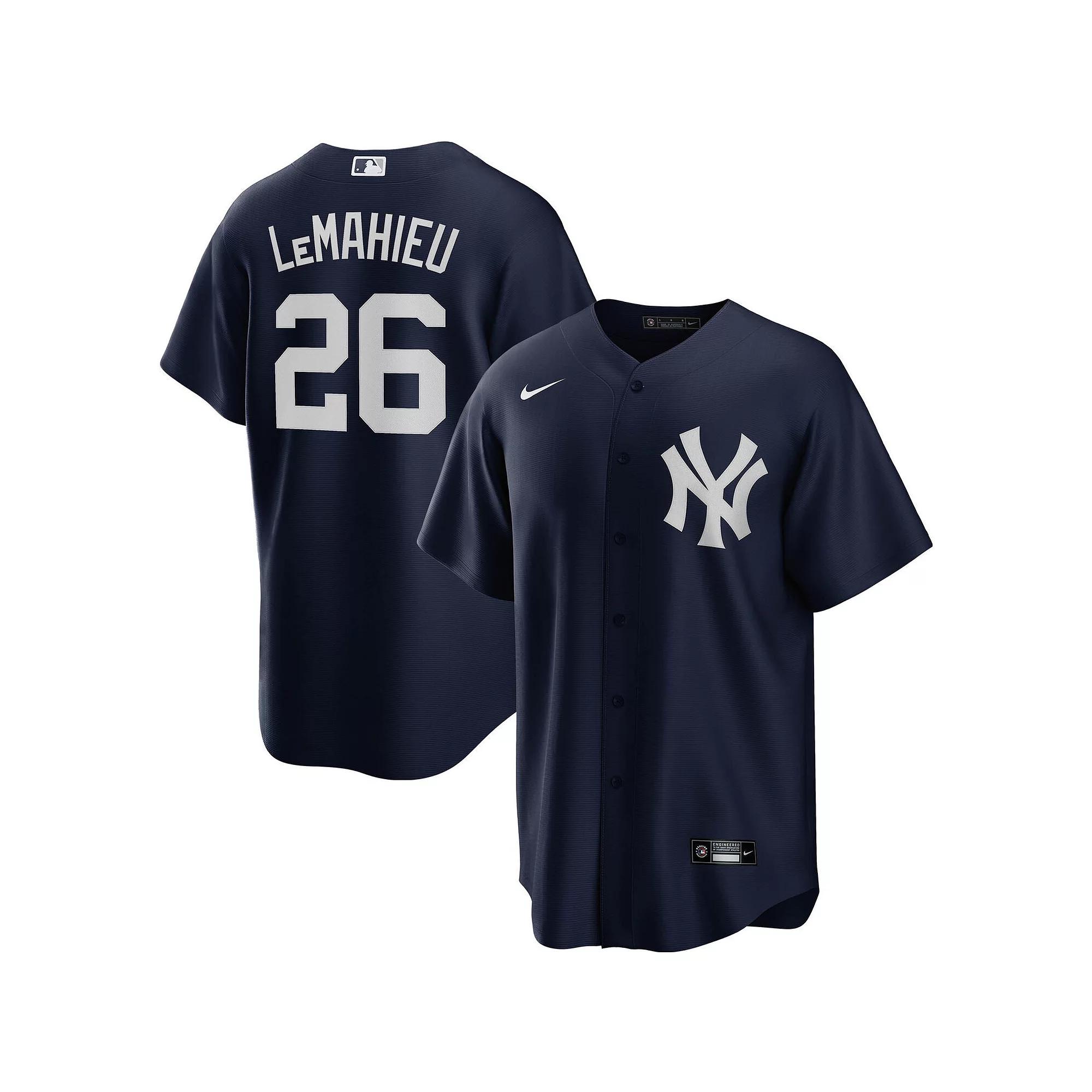 Men's Nike DJ LeMahieu Navy New York Yankees Alternate Replica Player Jersey,  Product Image