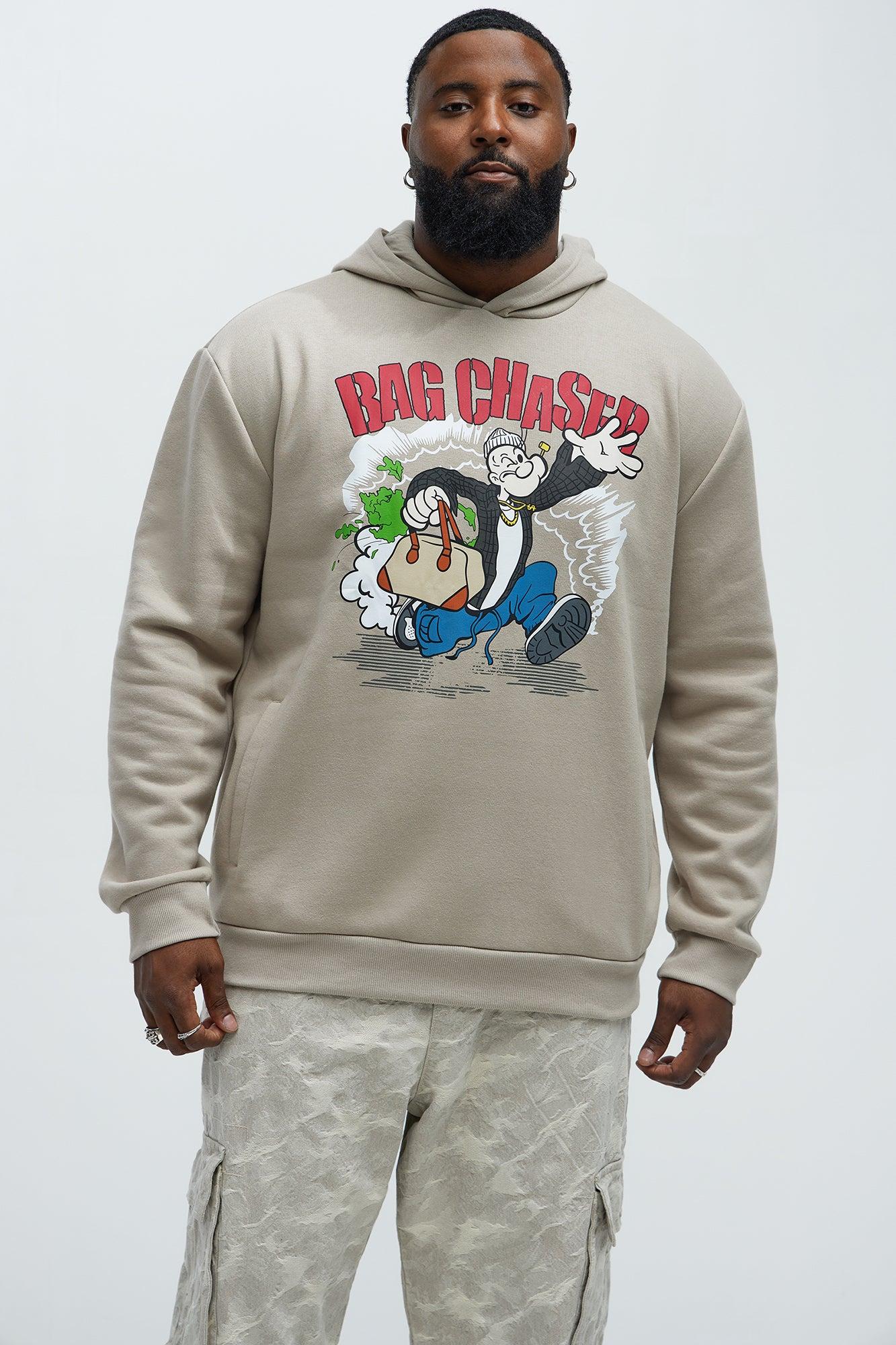 Popeye Bag Chaser Hoodie - Khaki Product Image