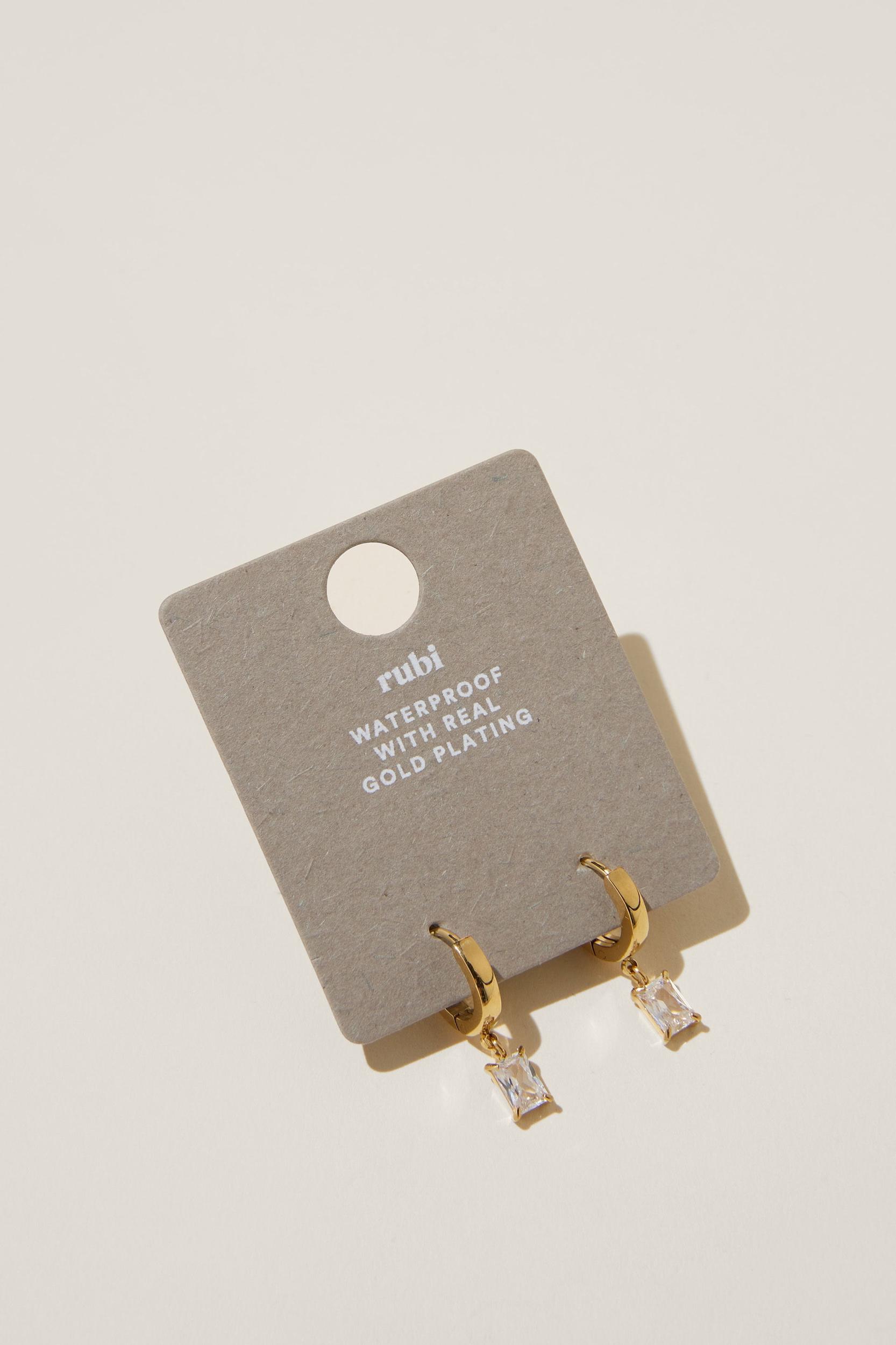 Waterproof Mid Charm Earring Product Image