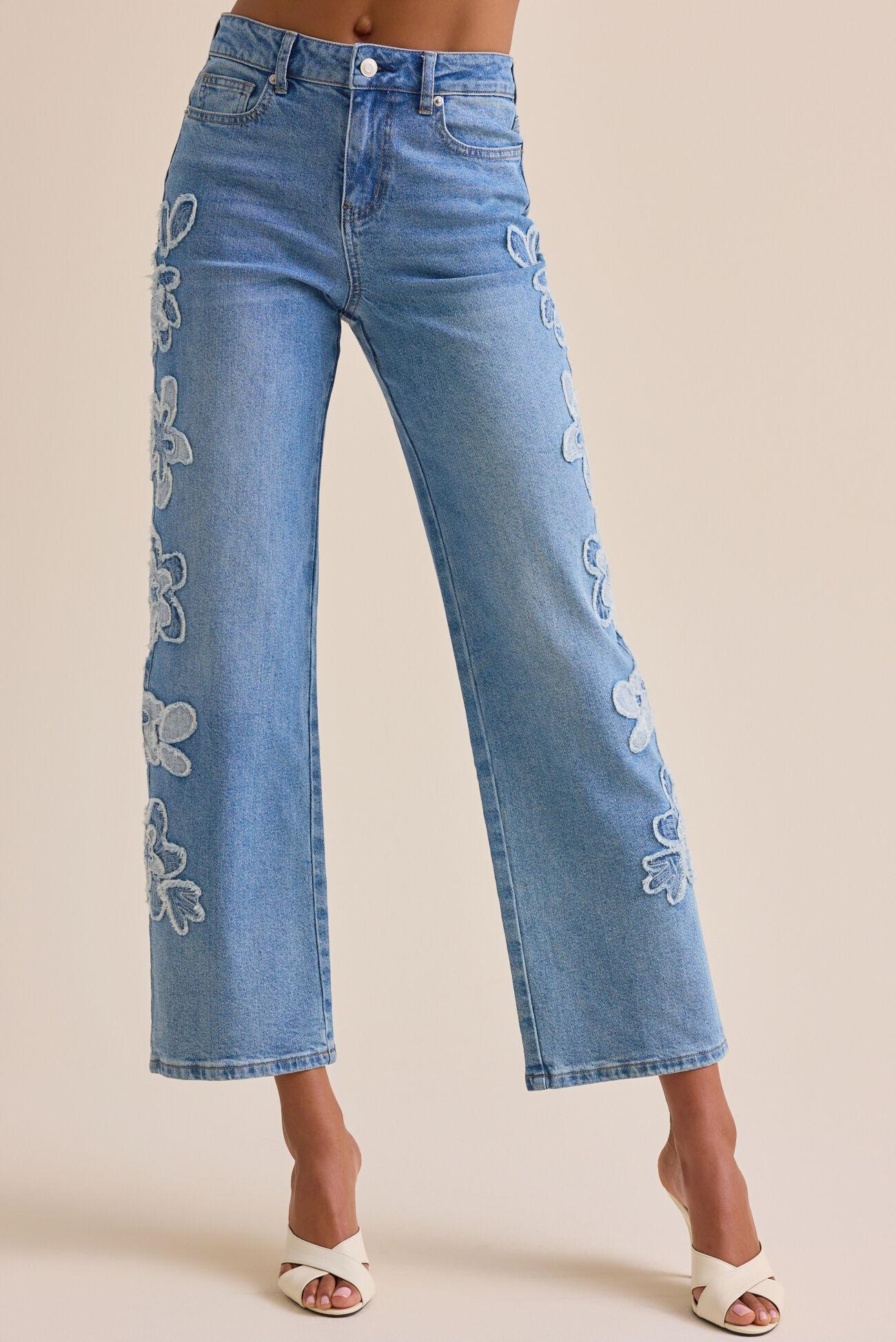 Pollie Patched Jeans Product Image
