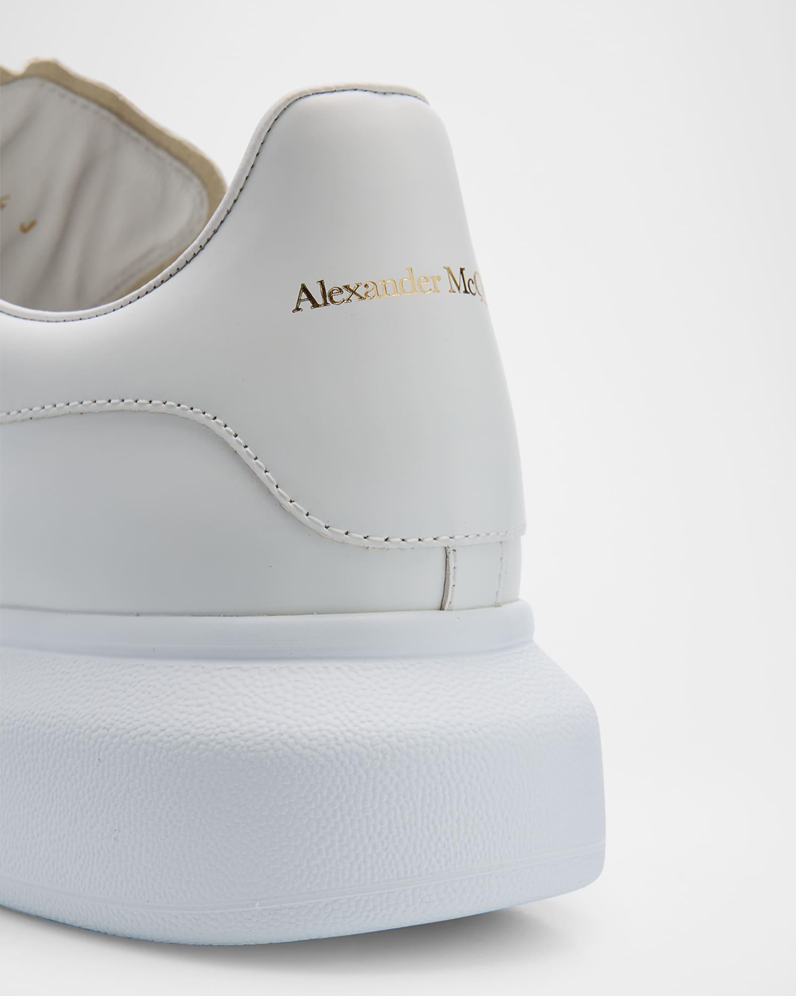 Mens Oversized Leather Platform Sneakers Product Image