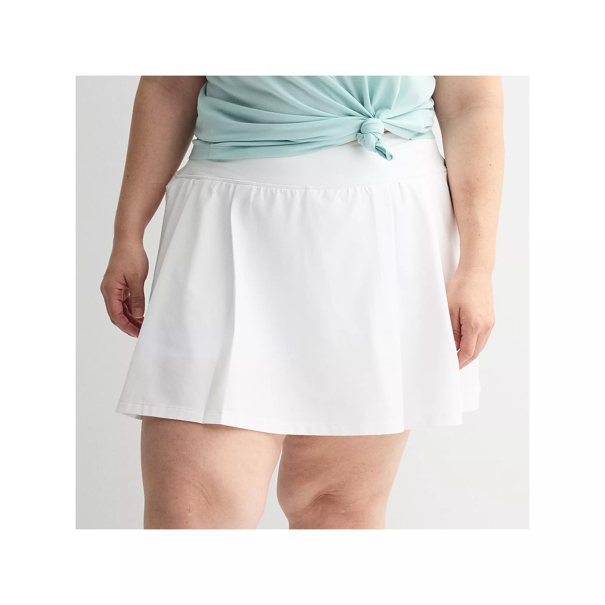 Plus Size Tek Gear Woven Golf Skort, Women's, Size: 4XL, Modern White Product Image