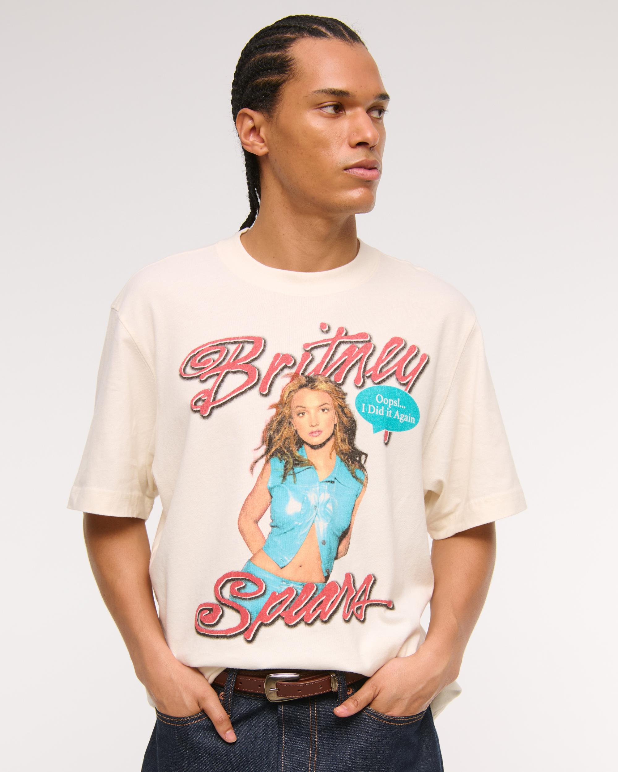 Cropped Britney Spears Graphic Tee Product Image