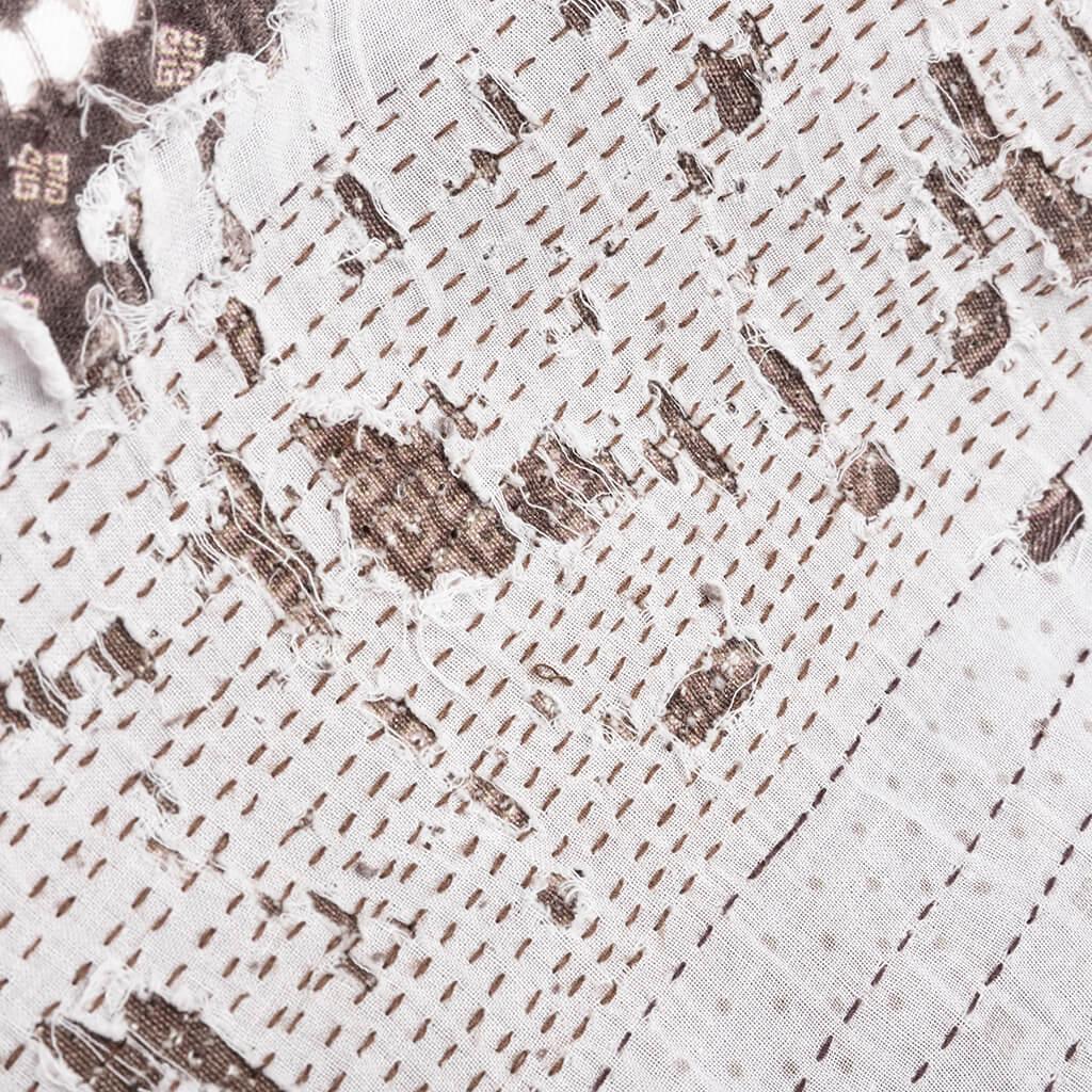 Denim Boro Quilted Blouson - Dark Brown Male Product Image