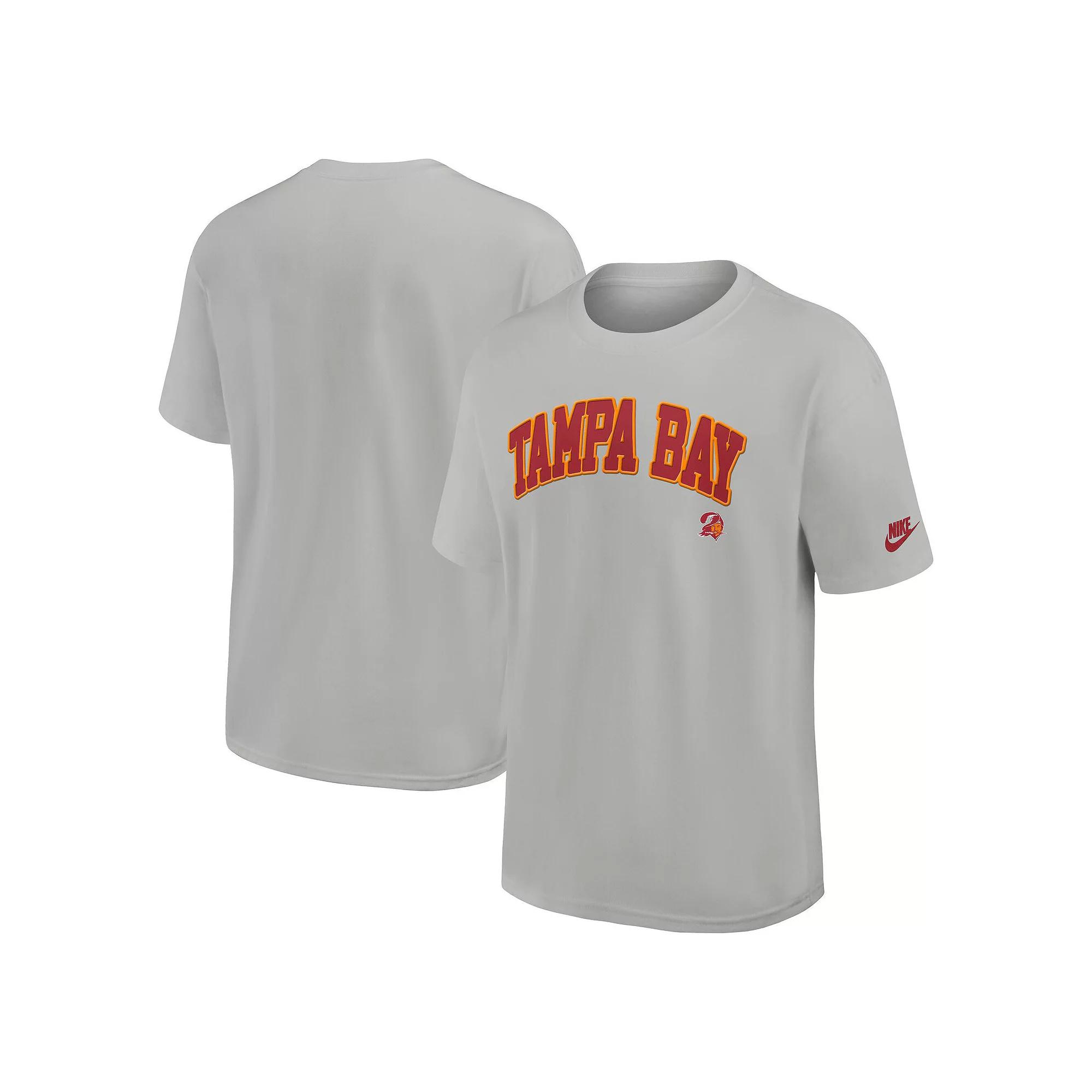 Men's Nike  Silver Tampa Bay Buccaneers Rewind Max90 Statement T-Shirt, Size: Small Product Image