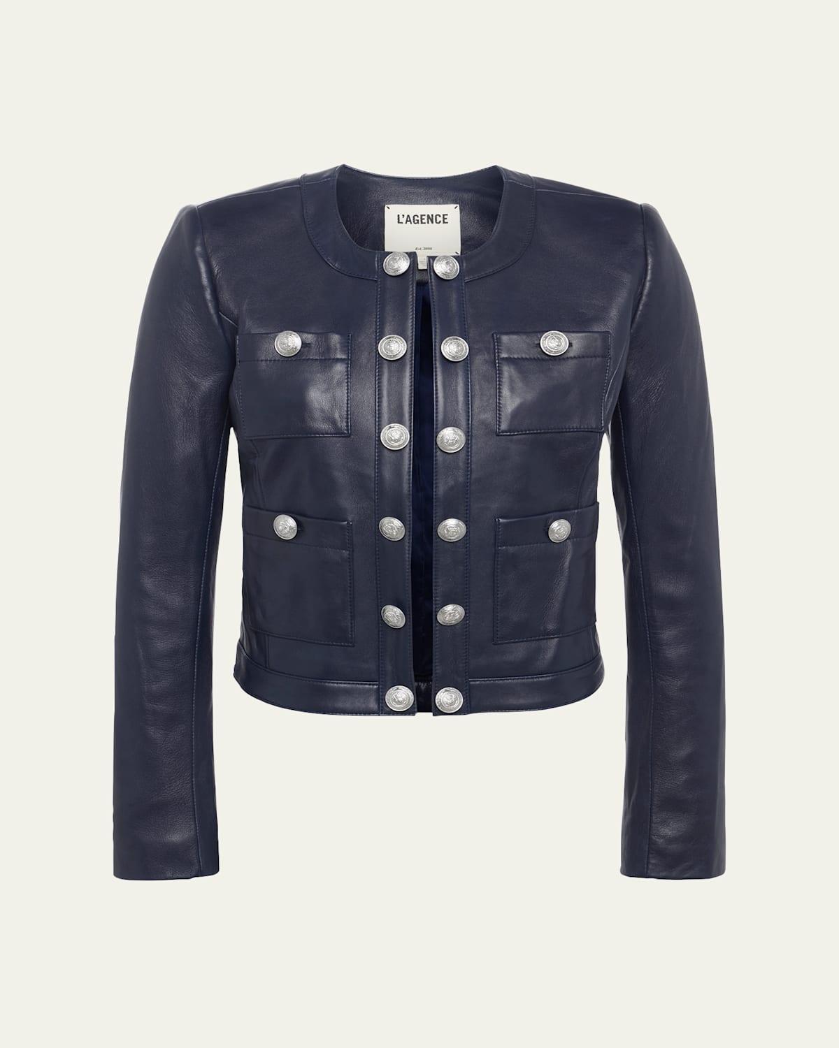 LAGENCE Jayde Collarless Jacket Product Image