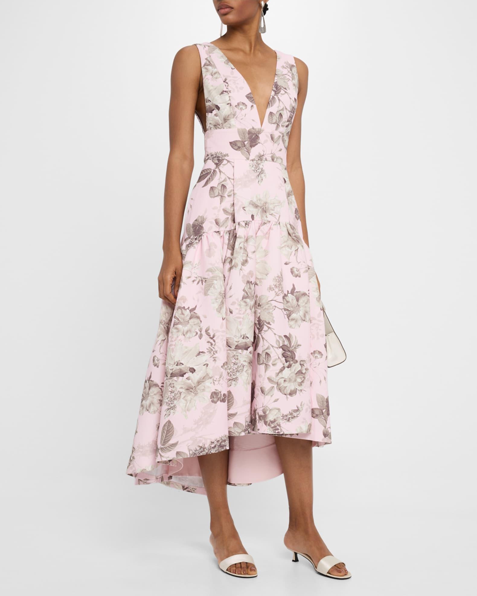 Lila Structured Midi Dress Product Image