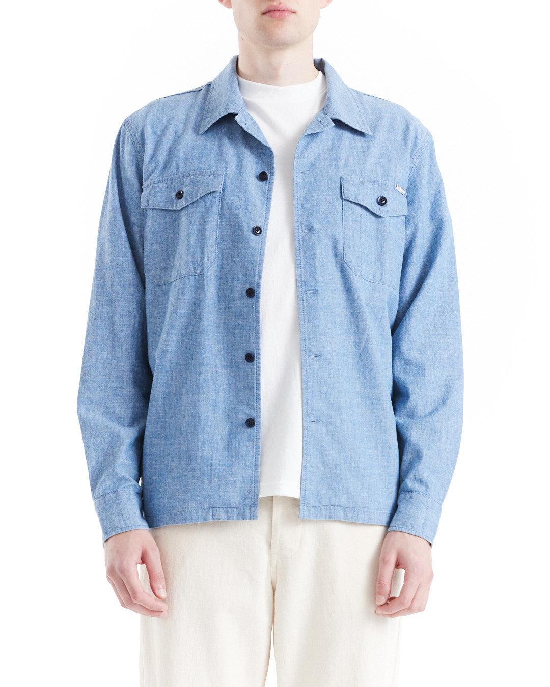 Forecourt Denim Shirt - Indigo Chambray Product Image