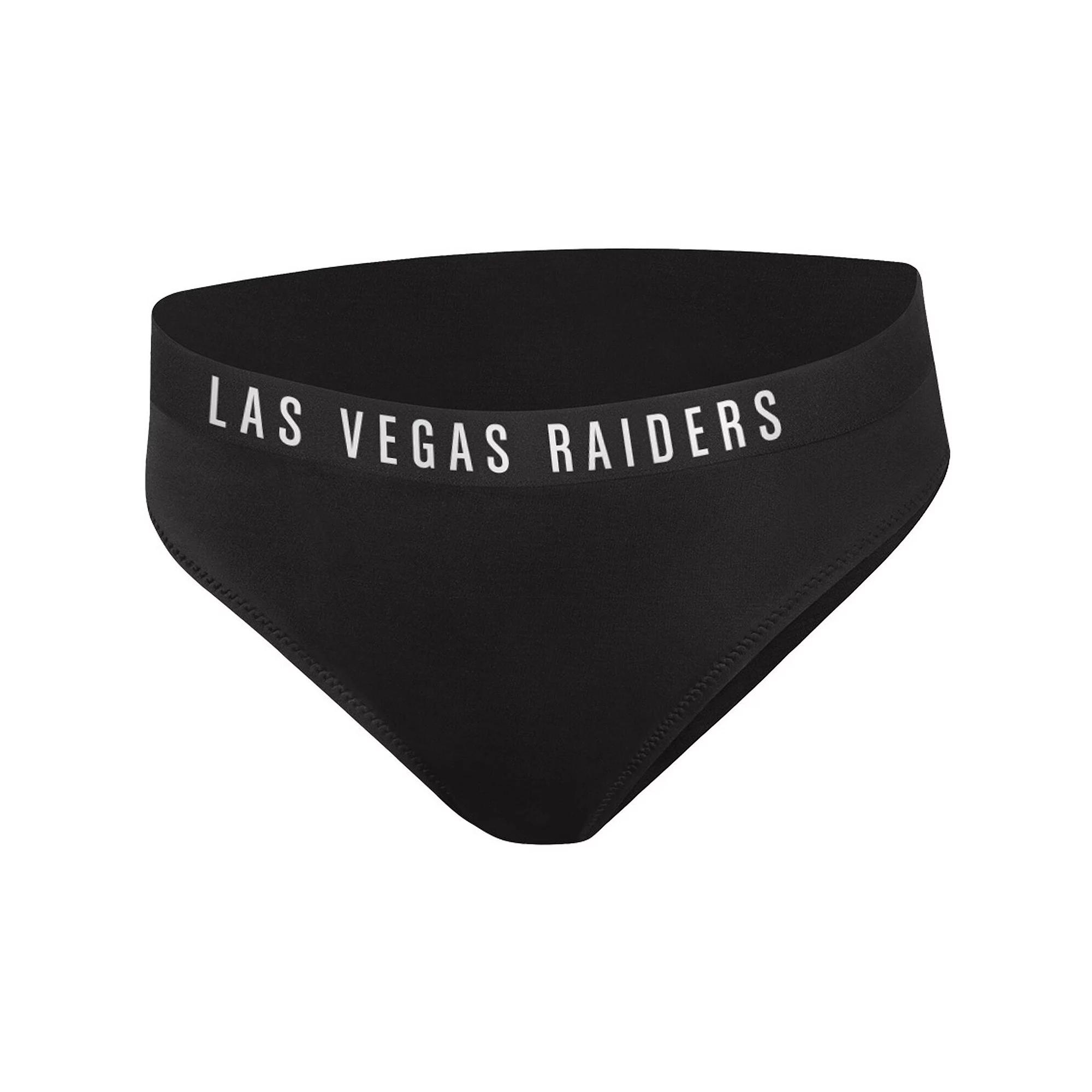 Women's G-III 4Her by Carl Banks Black Las Vegas Raiders All-Star Bikini Bottom, Size: XL, Lvr Black Product Image