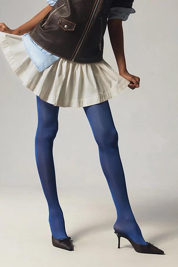 LECHERY Shiny 40 Denier Semi-Opaque Tights Womens at Urban Outfitters Product Image