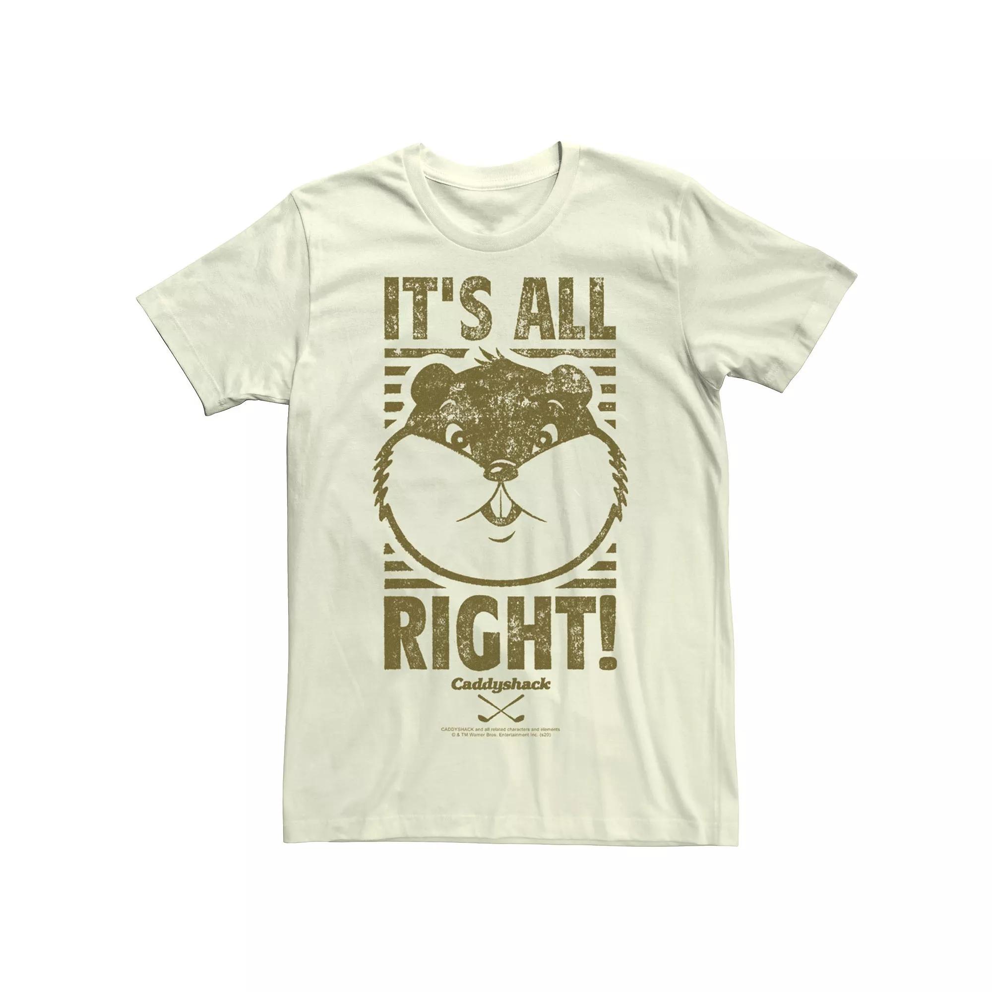 Men's Caddyshack Gopher "It's All Right!" Tee,  Product Image