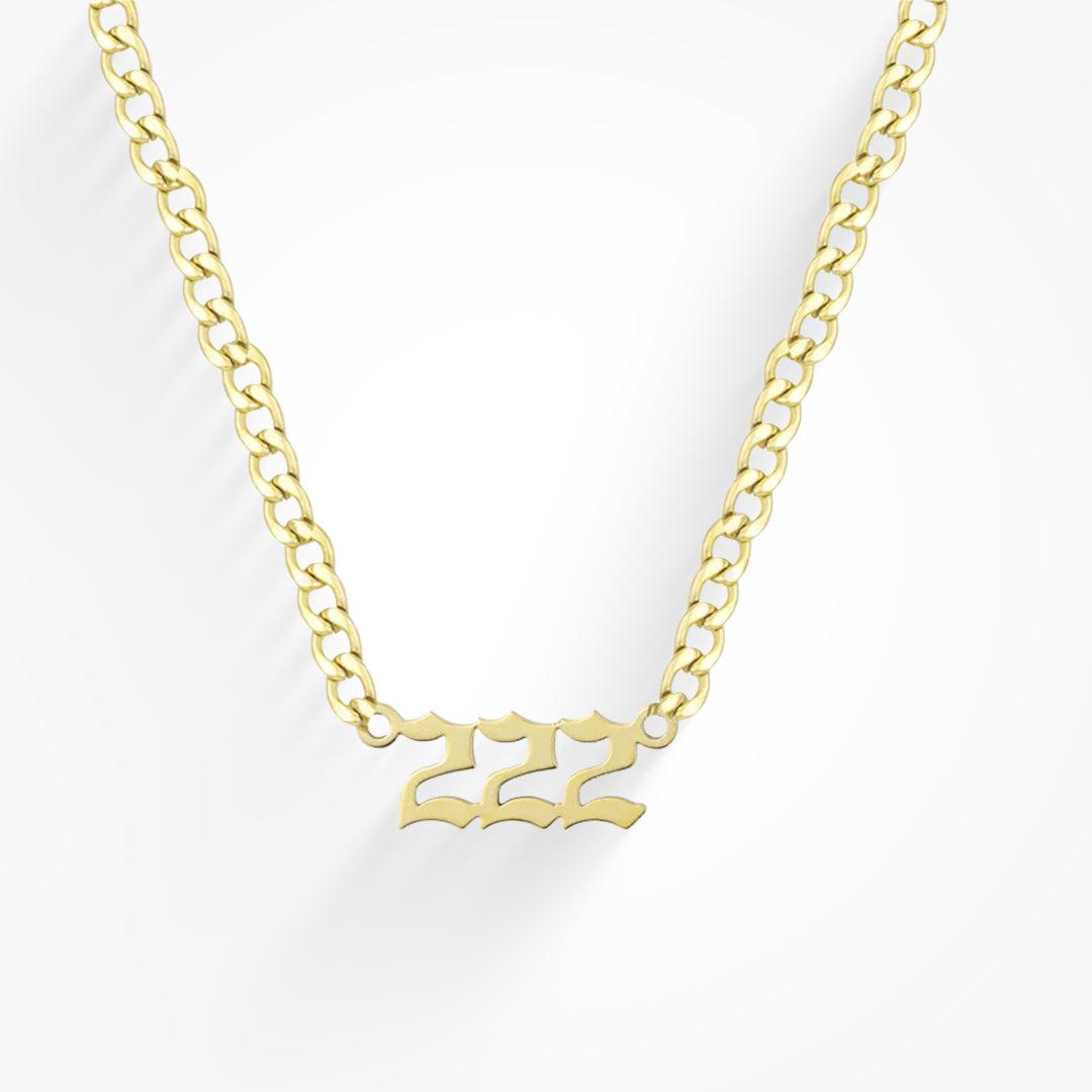 Angel Number Necklace Product Image