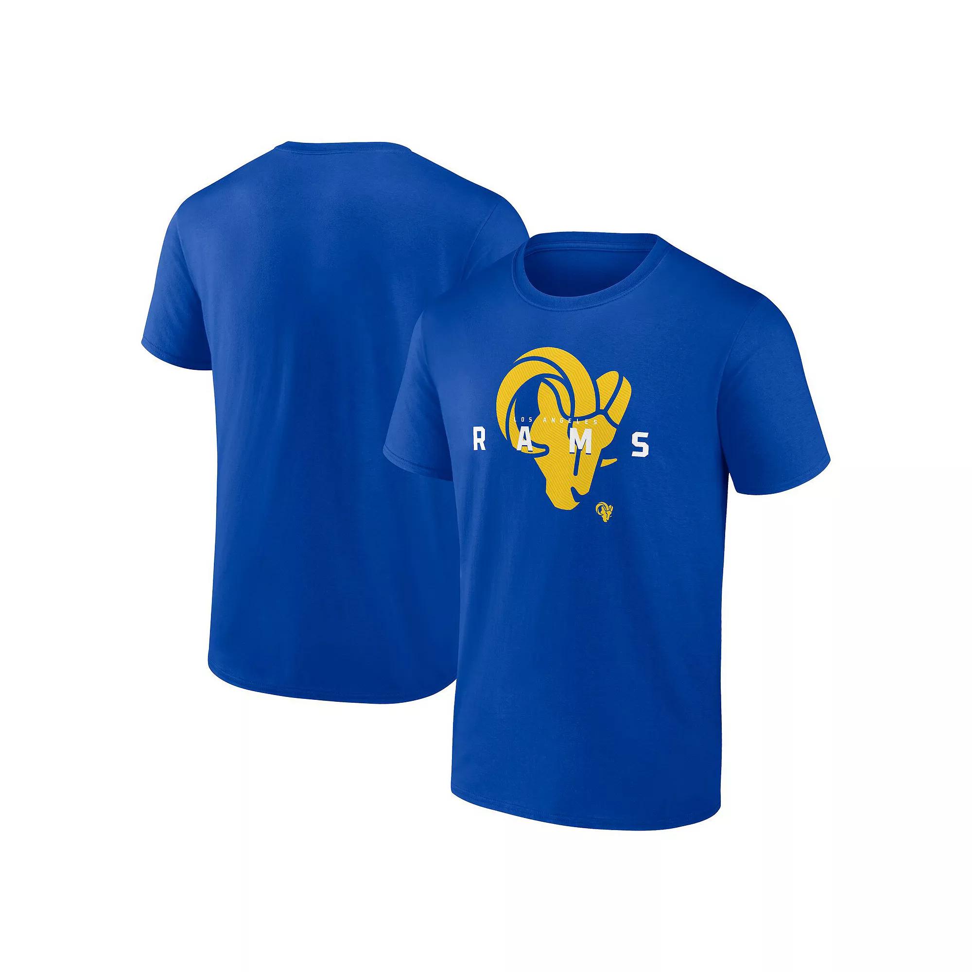 Men's Fanatics Royal Los Angeles Rams Big & Tall Coordinate T-Shirt, Size: 2XB, Blue Product Image