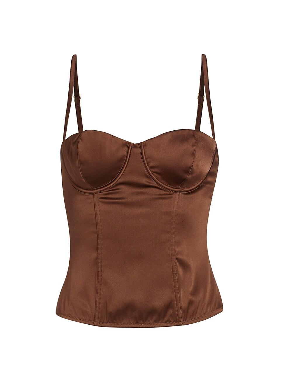 Womens Tous Les Jours Silk Bustier Product Image