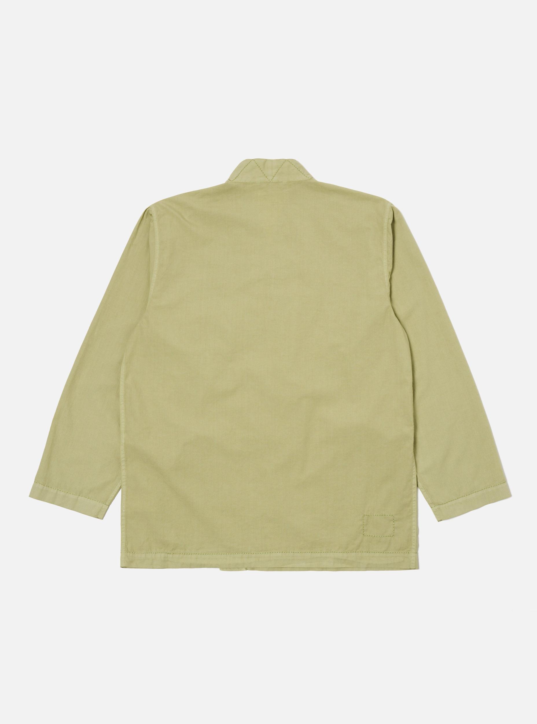 Universal Works Osaka Work Jacket in Pale Green Broadcloth Product Image