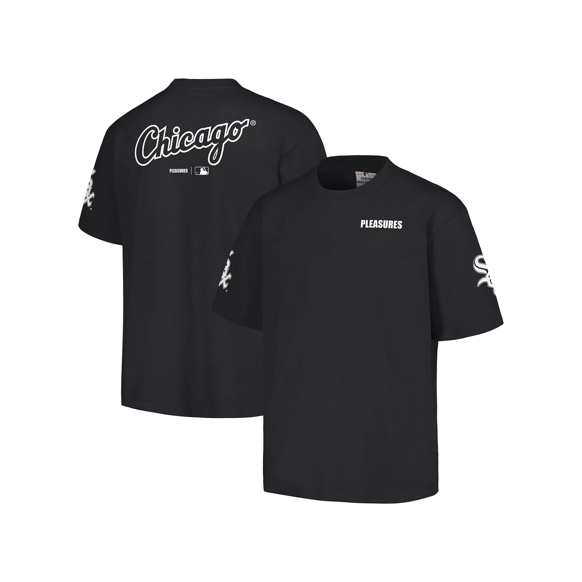 Men's PLEASURES Black Chicago White Sox Team T-Shirt,  Product Image