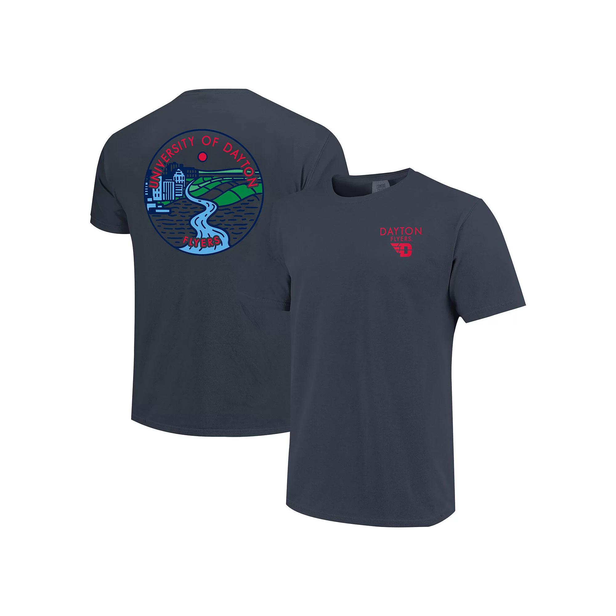 Unisex Navy Dayton Flyers Scenic Comfort Colors T-Shirt, Adult Unisex,  Product Image