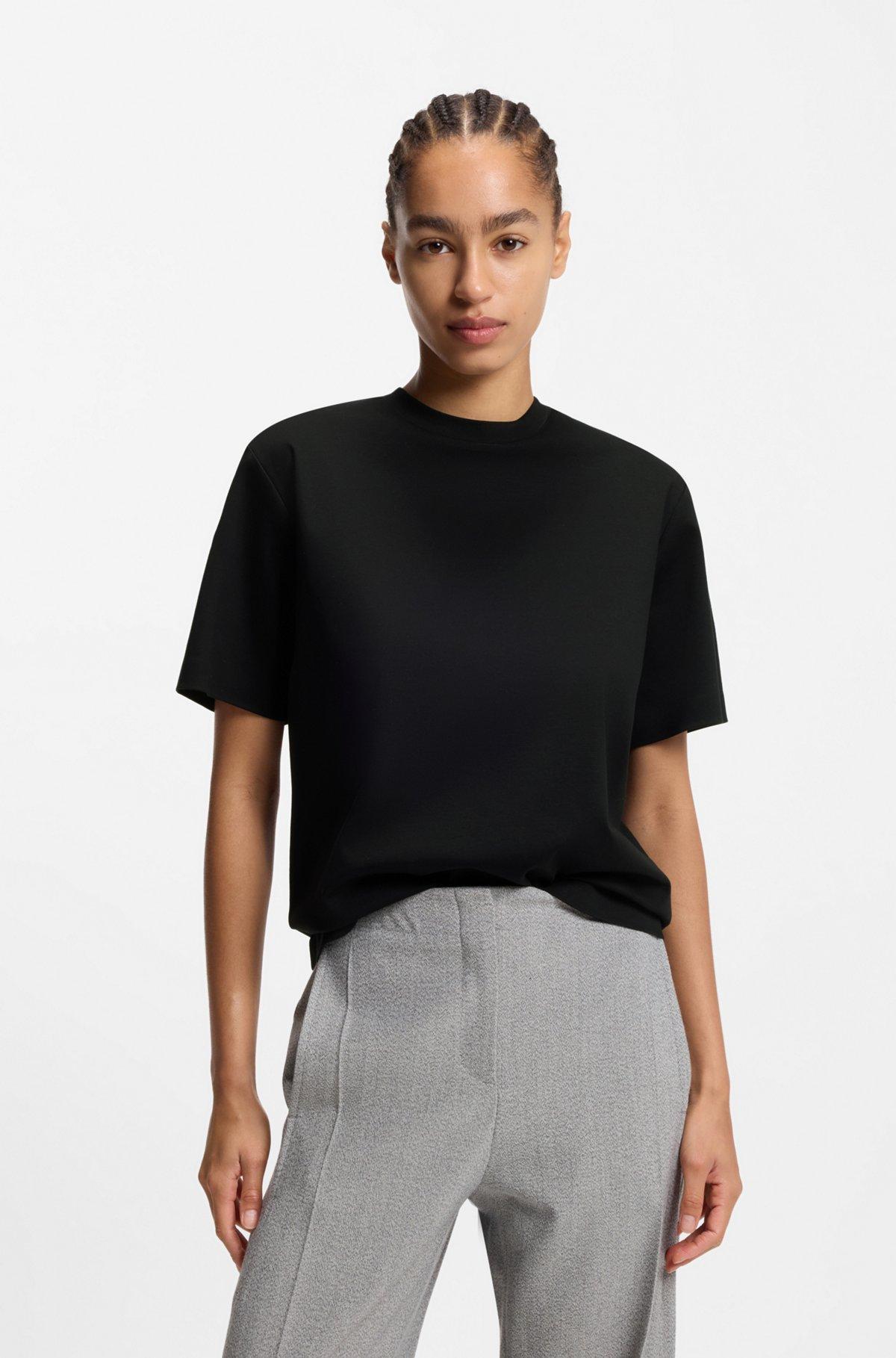 Relaxed-fit T-shirt in mercerized cotton Product Image