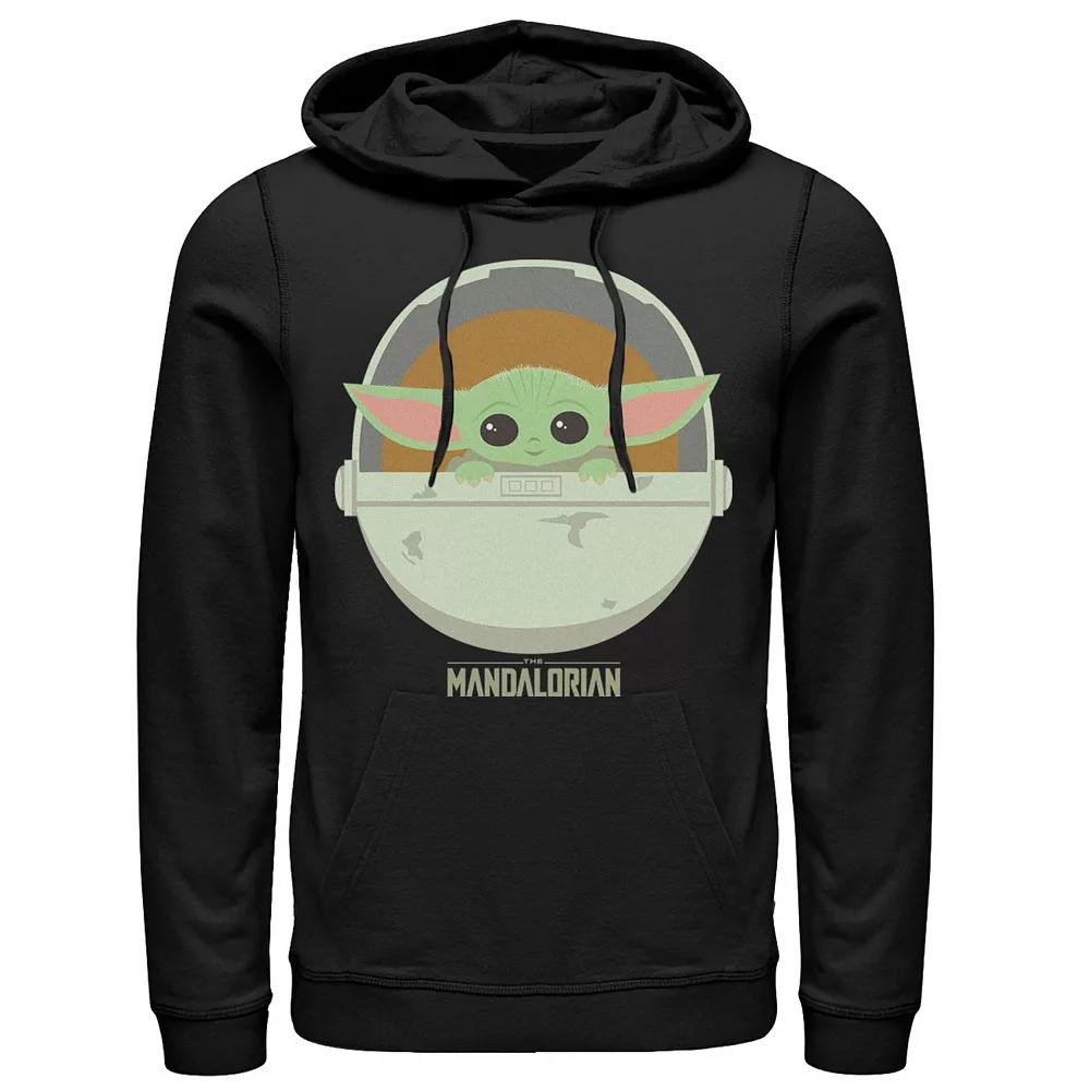 Men's Star Wars The Mandalorian The Child Bassinet Portrait Hoodie,  Product Image