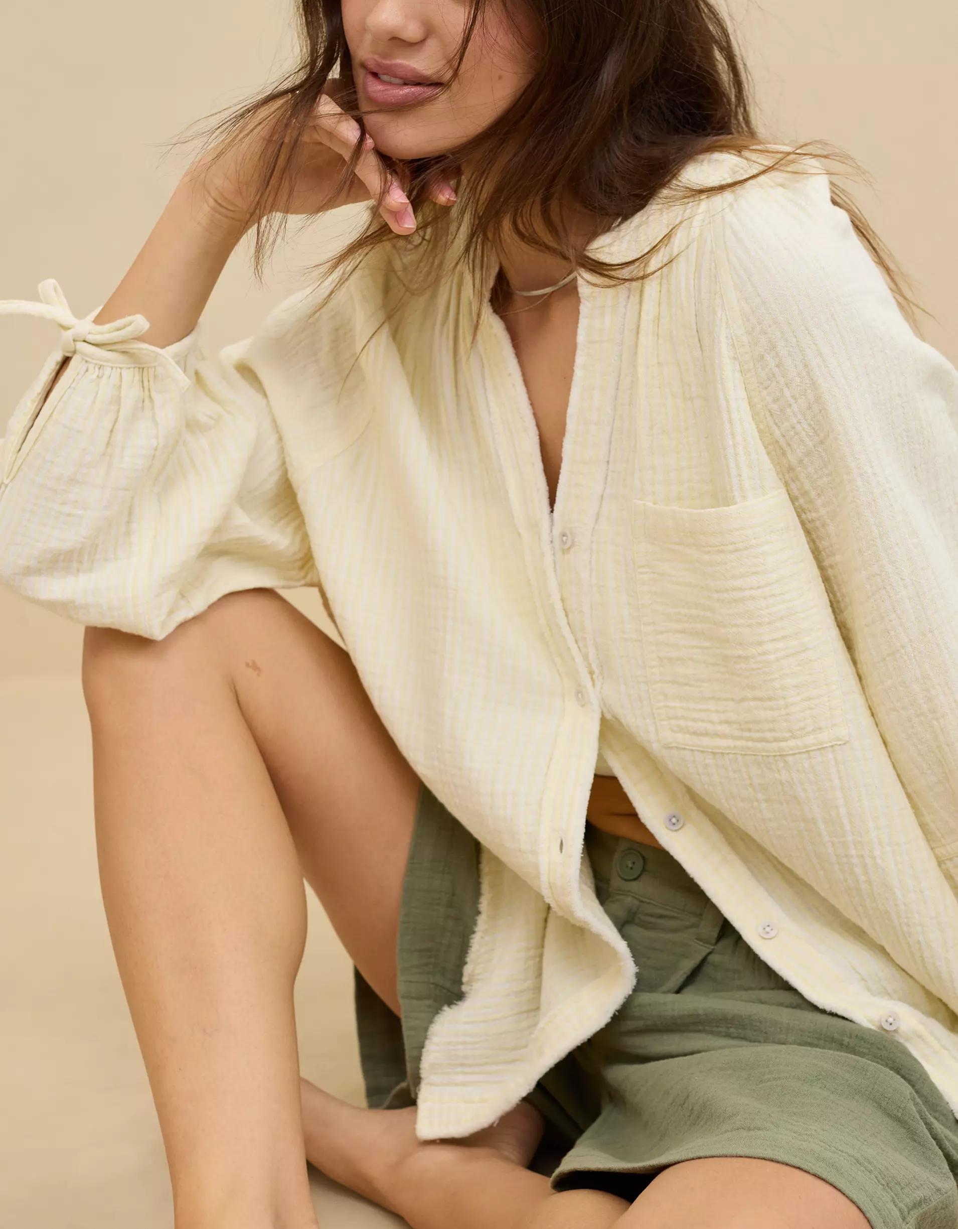 Aerie Daybreak Coverup Shirt Product Image