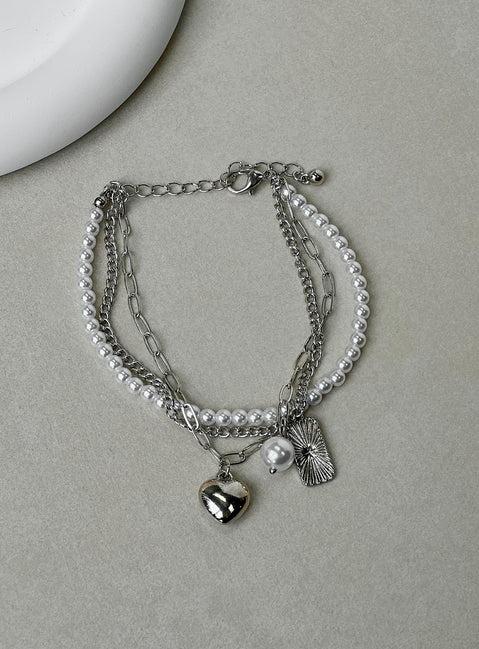 Daintree Charm Bracelet Silver Product Image