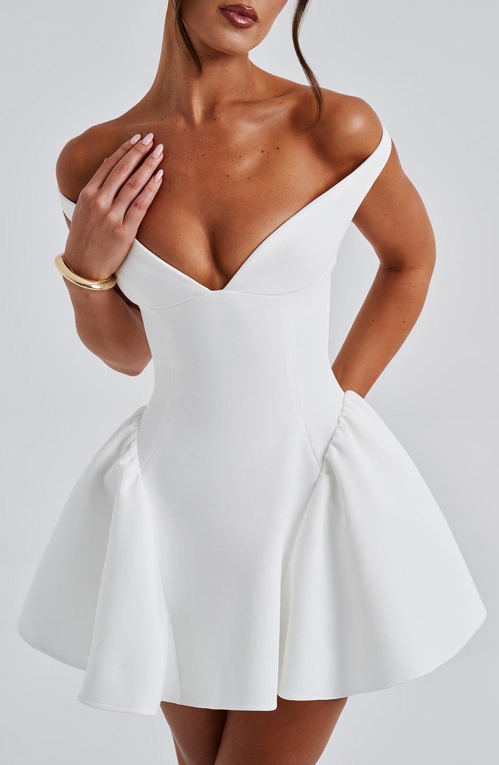 Marla Mini Dress - Ivory Product Image