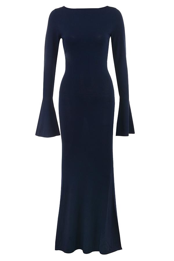 Christiane  midnight blue maxi dress Product Image