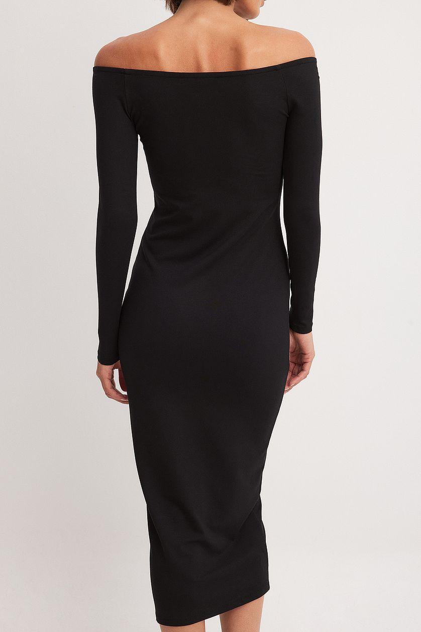 Off Shoulder Midi Dress Product Image
