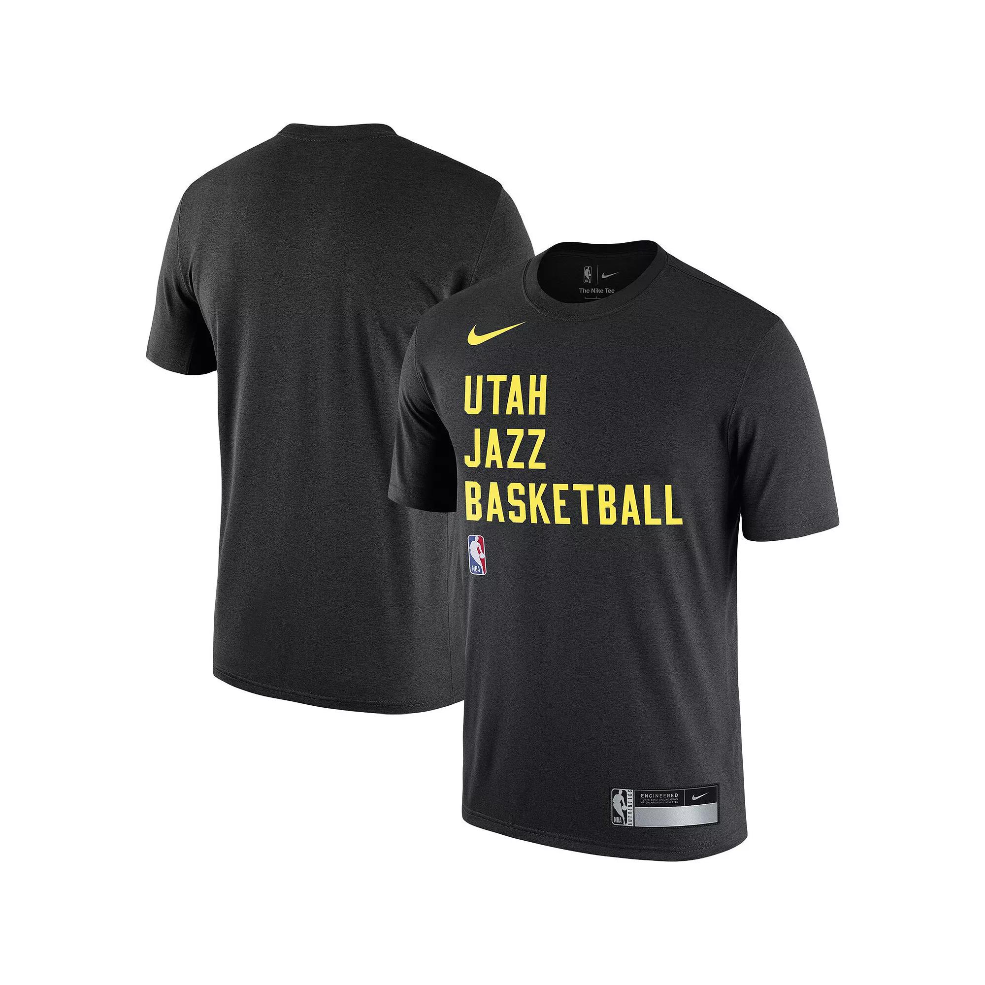 Men's Nike Black Utah Jazz 2023/24 Sideline Legend Performance Practice T-Shirt,  Product Image