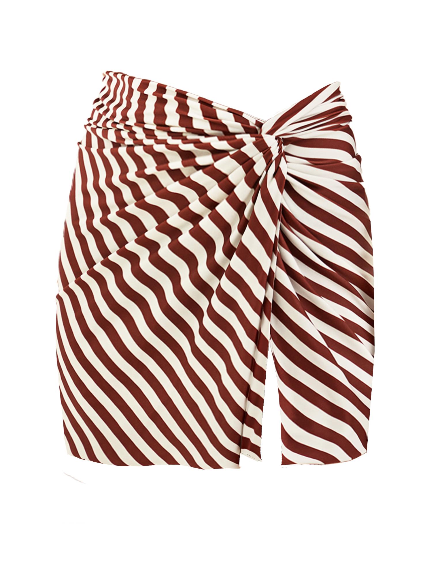 Karen Mini Pareo Skirt - Boardwalk Product Image